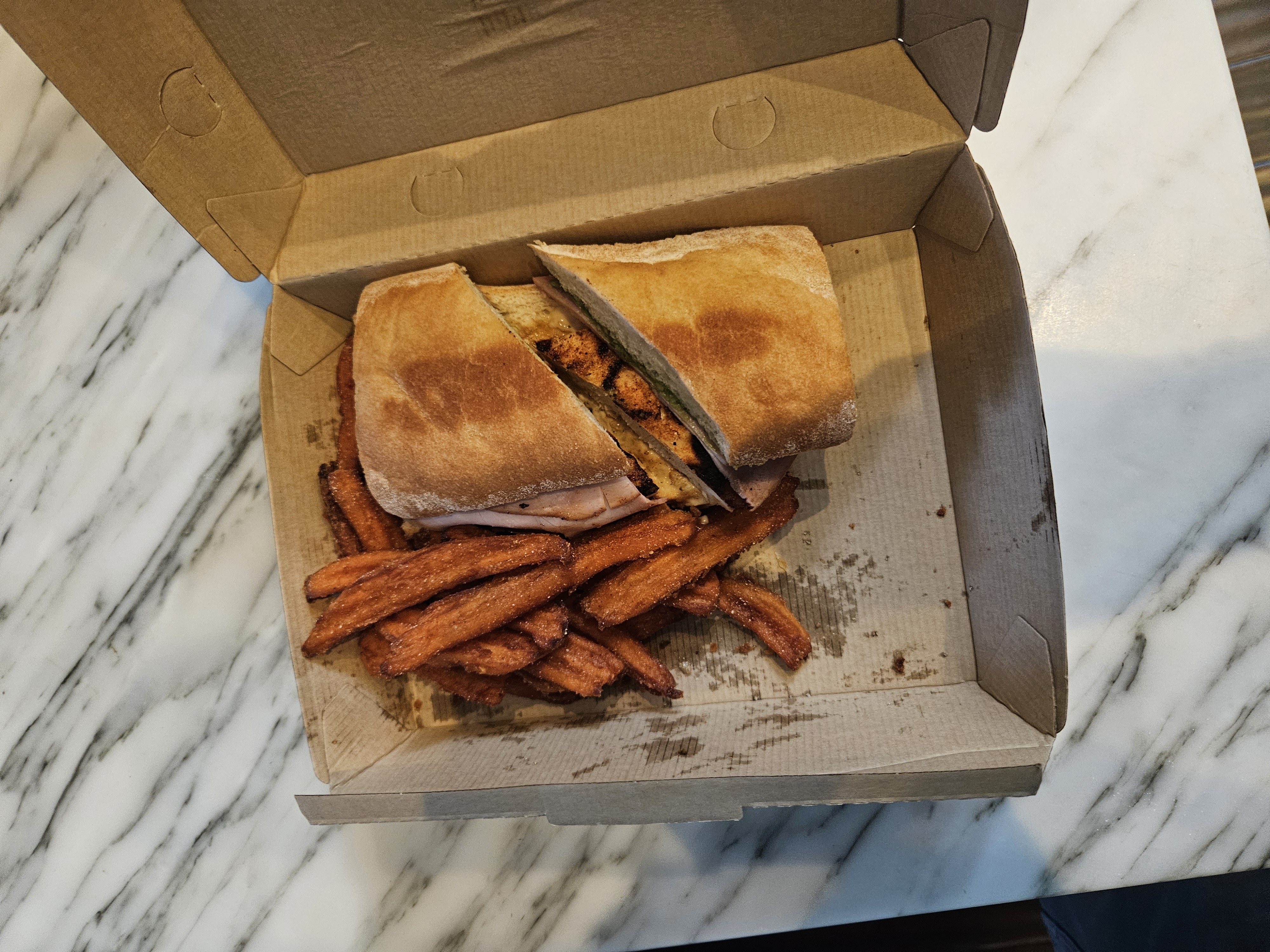 Turkey Sandwich & Fries