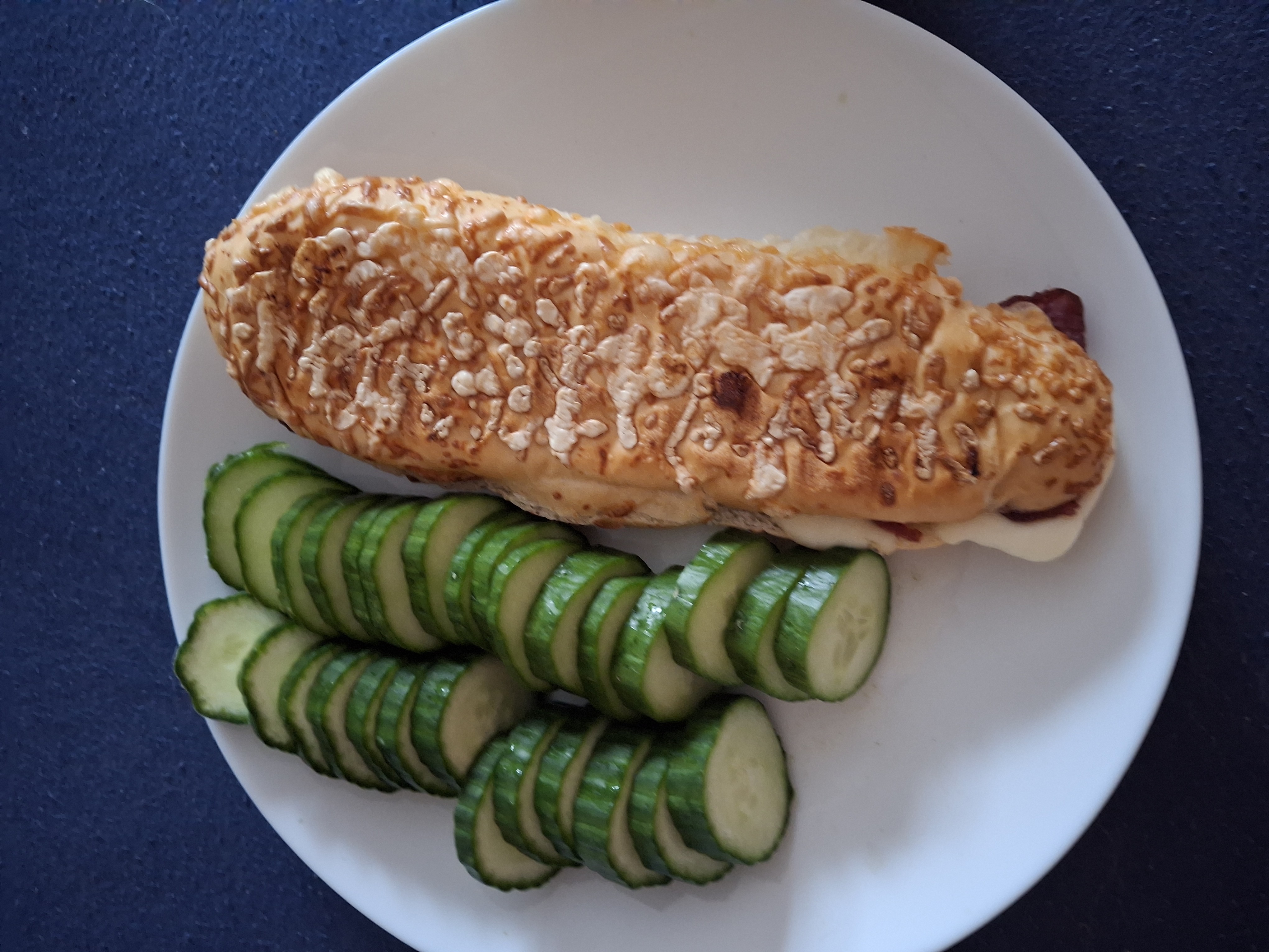 Cheese Sandwich & Cucumber