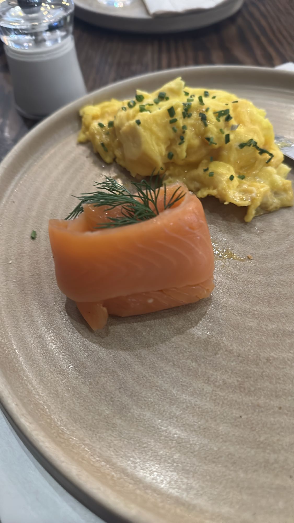 Scrambled Eggs & Salmon