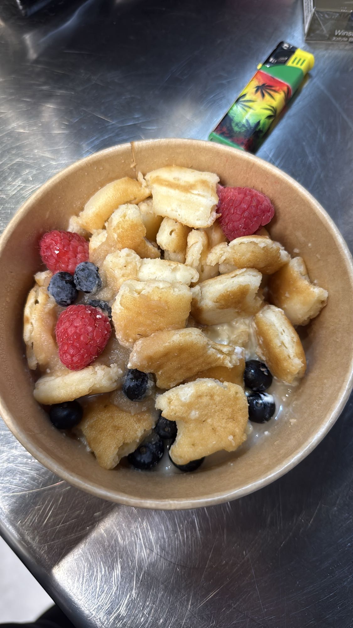 Mini Pancake Fruit Bowl
