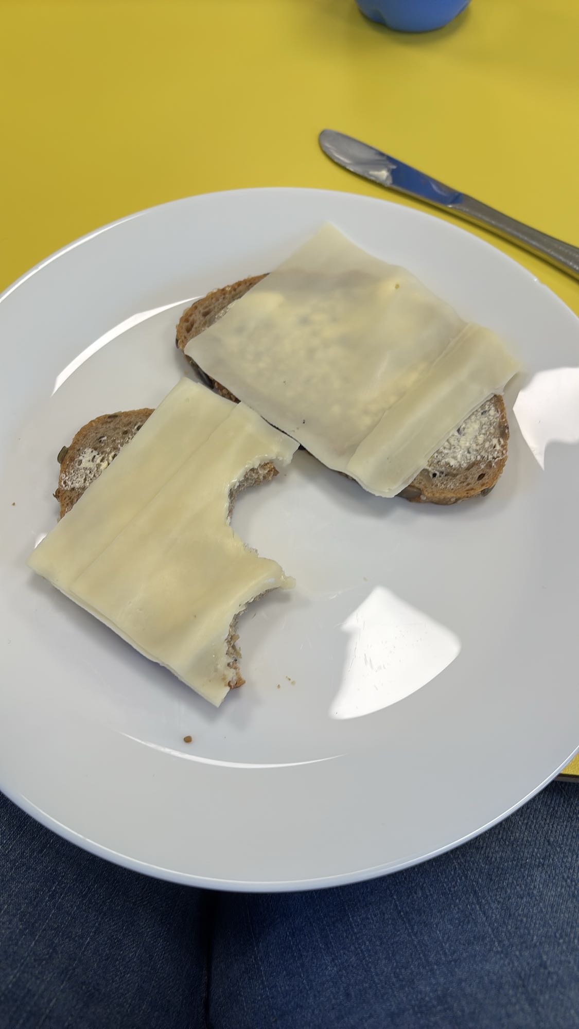 Kaas op volkorenbrood