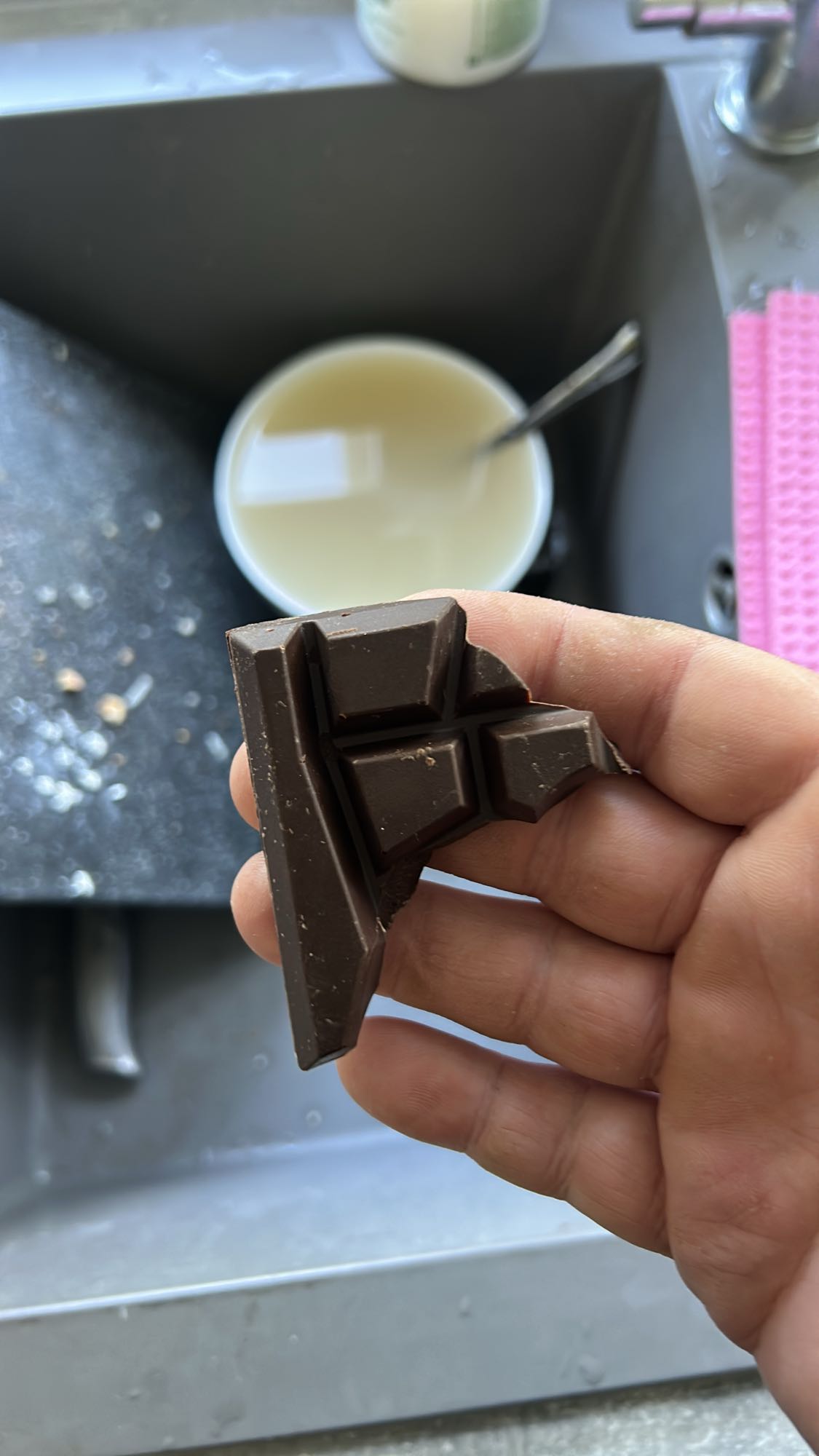 Dark chocolate snack