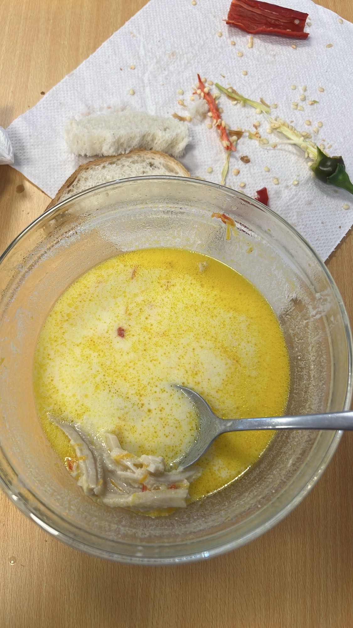 Ciorbă de burtă cu pâine