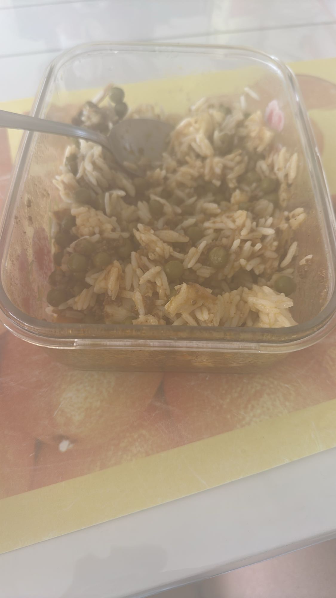 Rice with peas