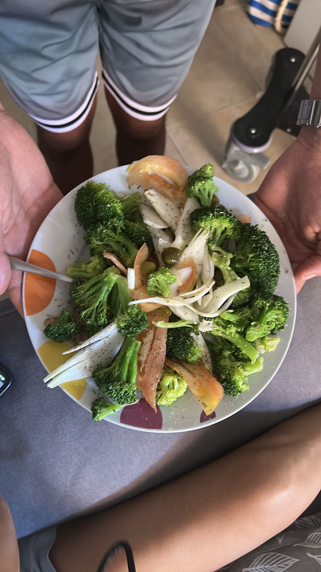 ensalada de brócoli y hinojo