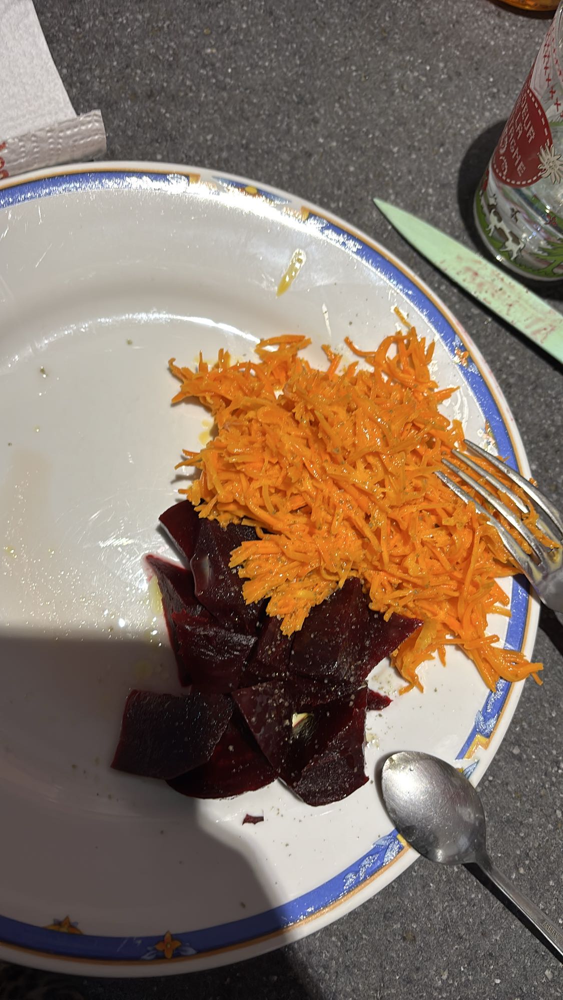 Salade carotte-betterave