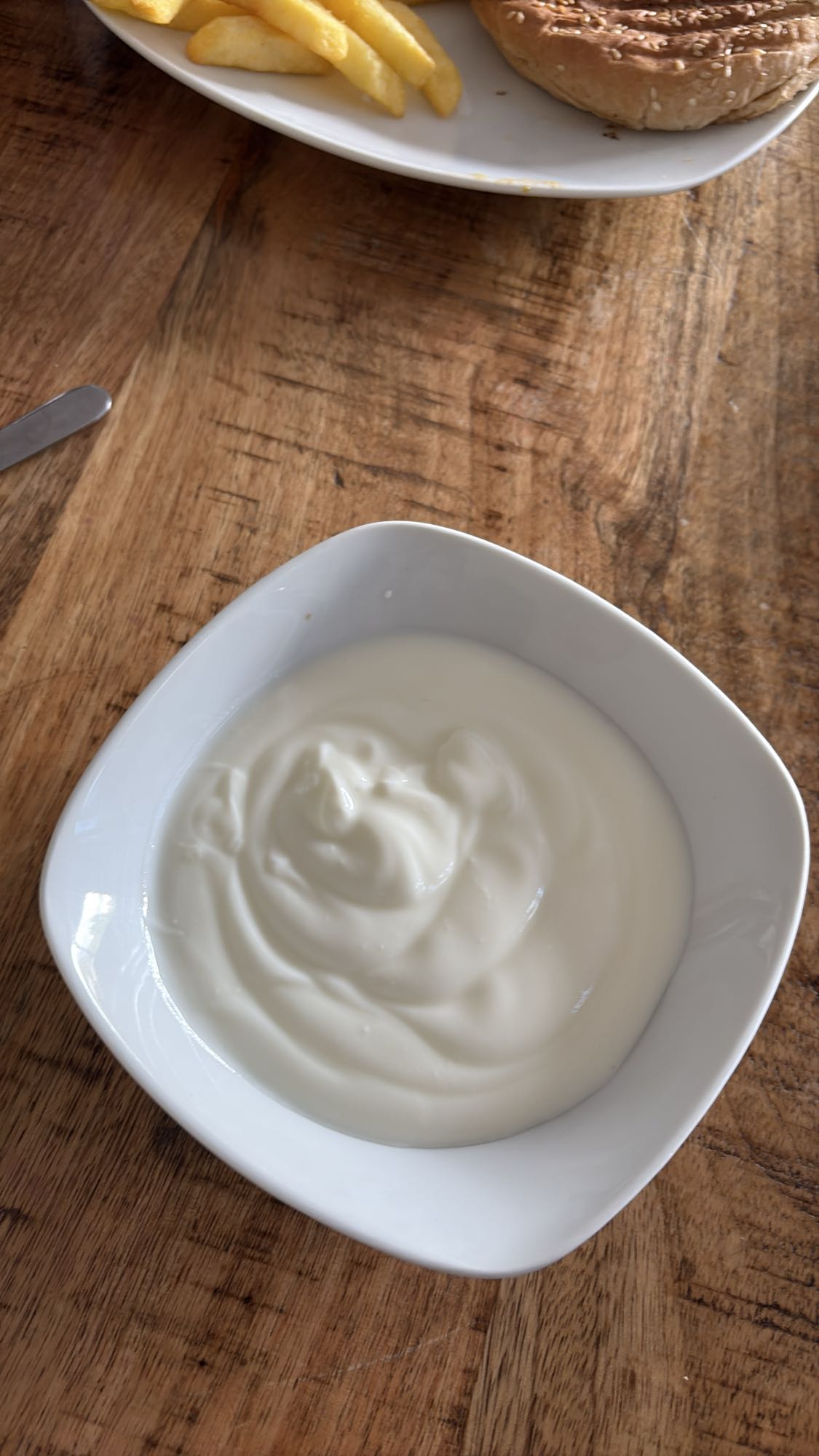 Natuur yoghurt kom