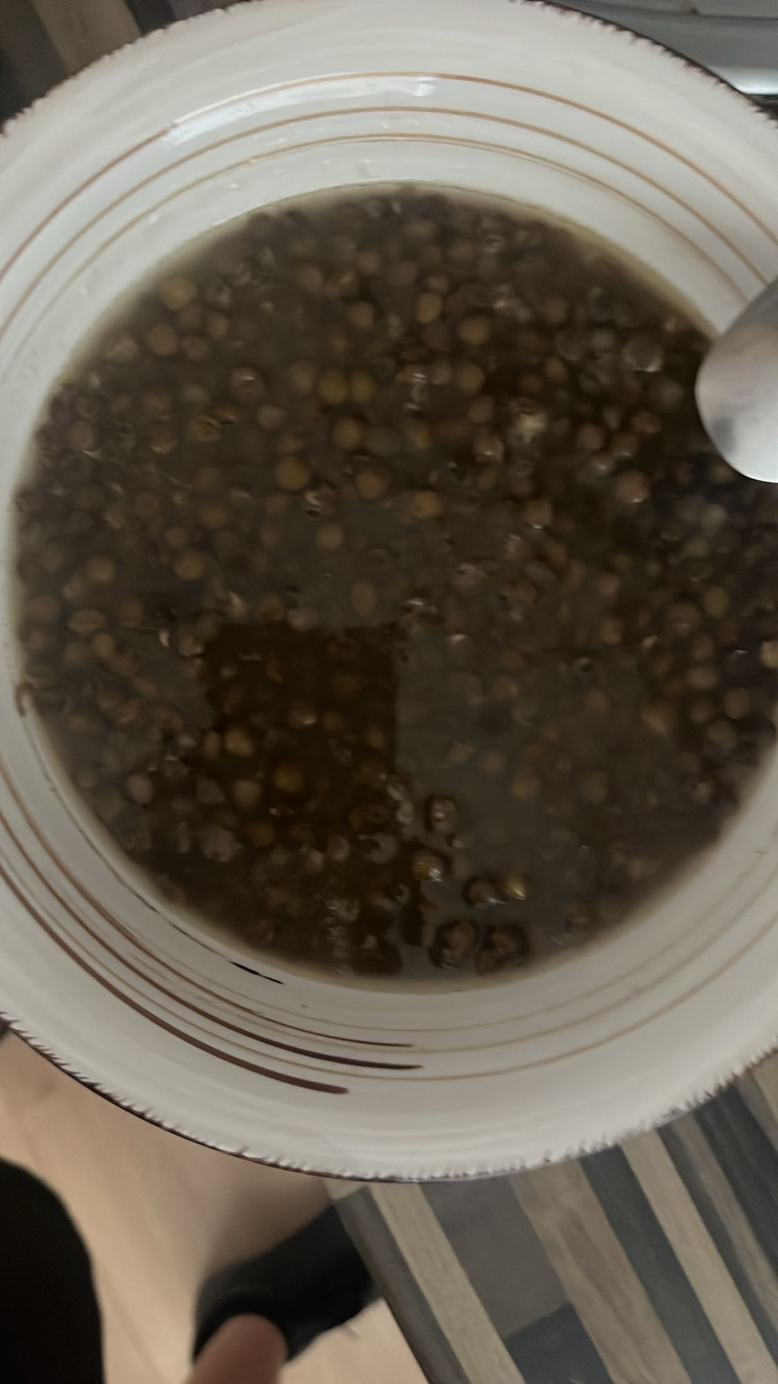 sopa de lentejas simple