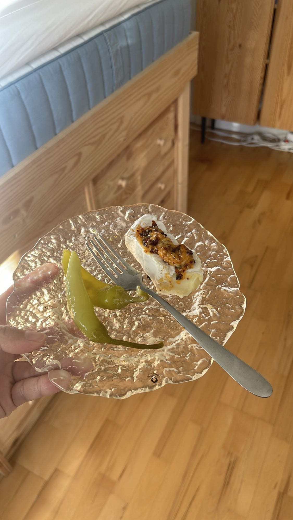 Ostbit med chili & pepperoni