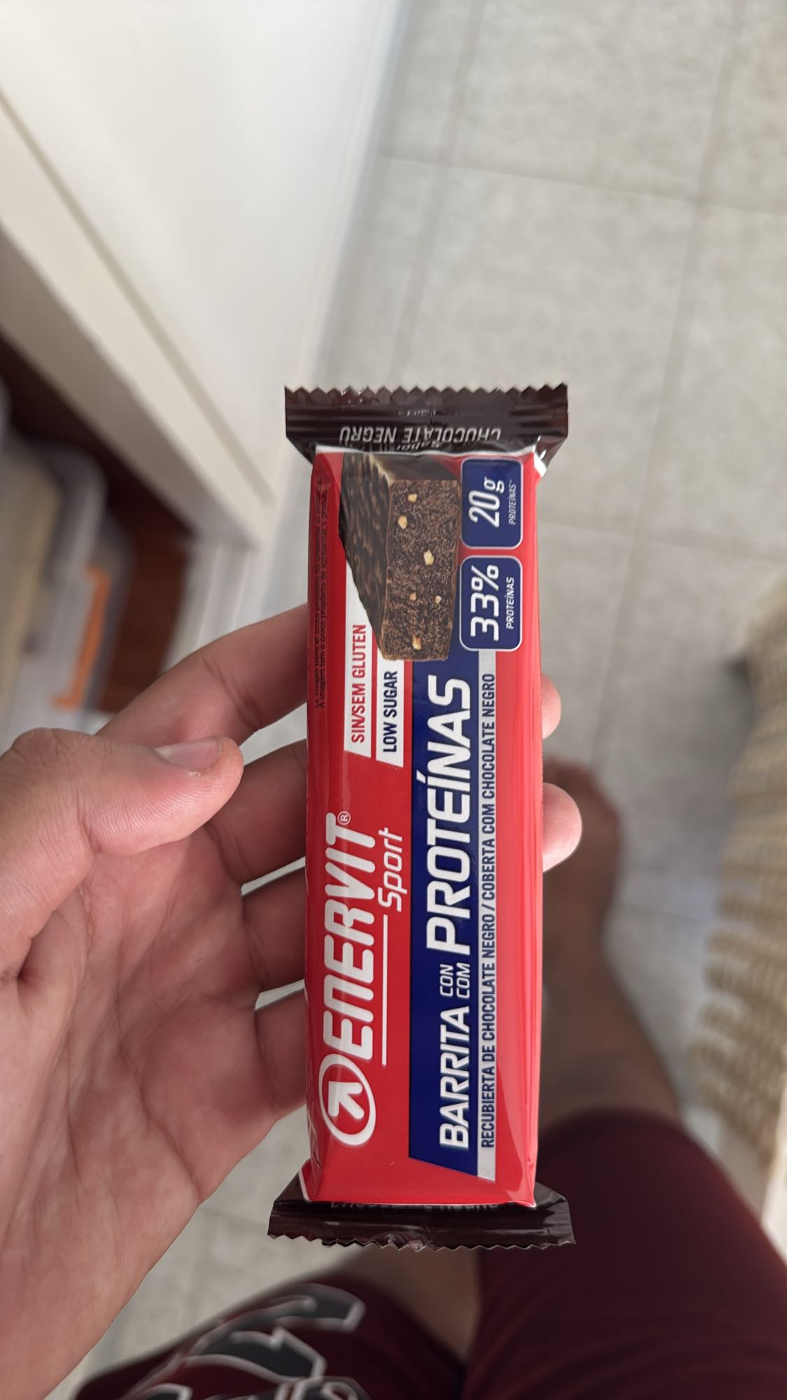 Barra de proteínas chocolate