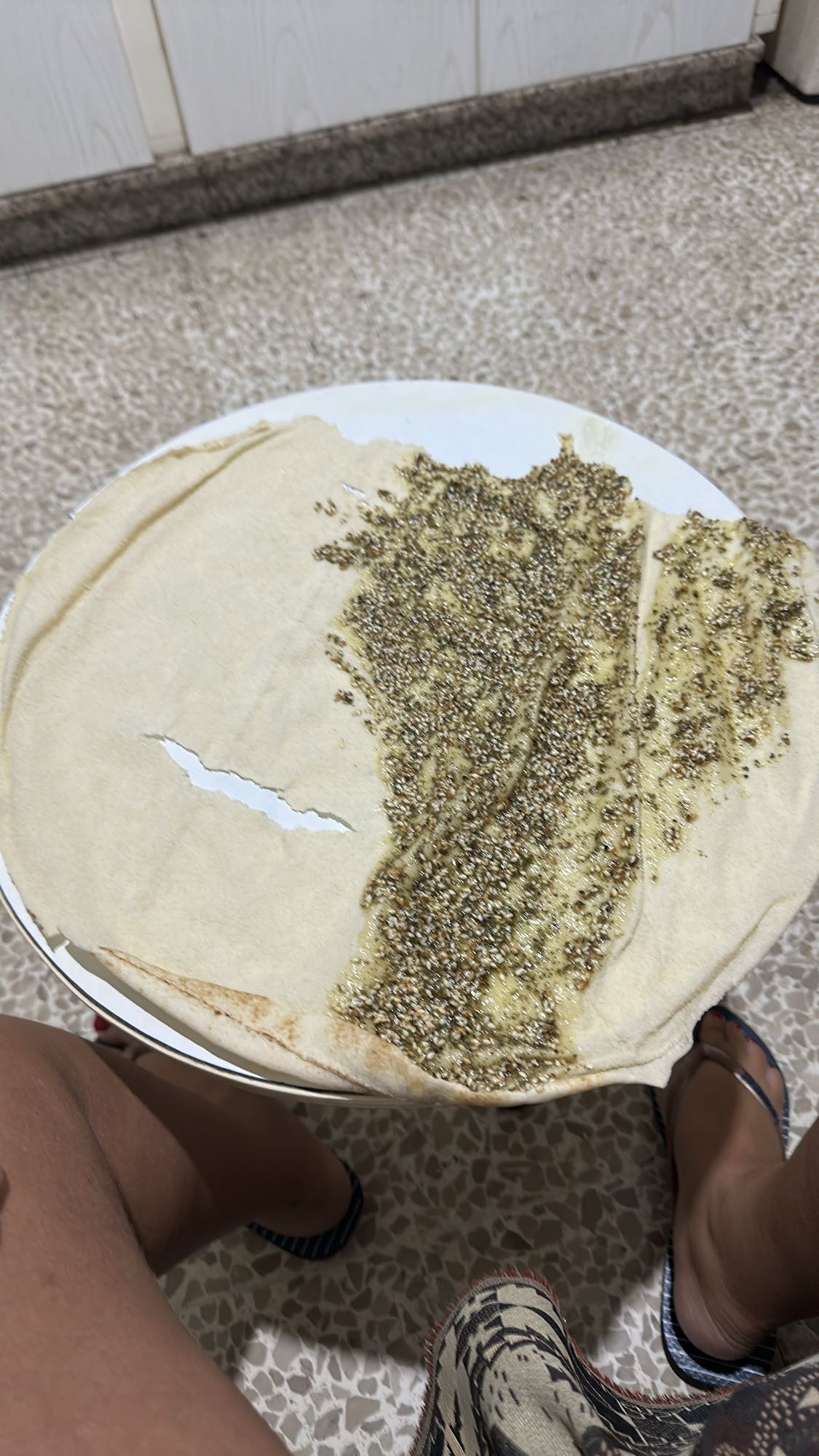 Flatbread with Zaatar