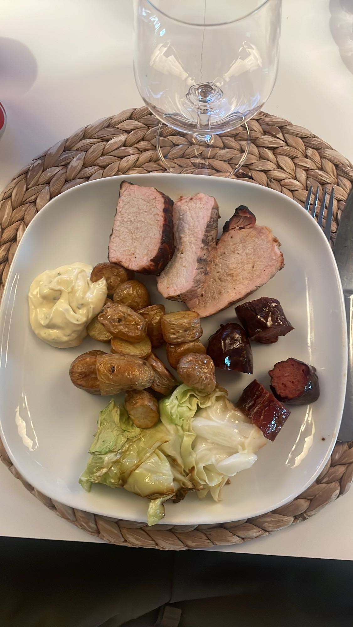 Grilltallrik med potatis