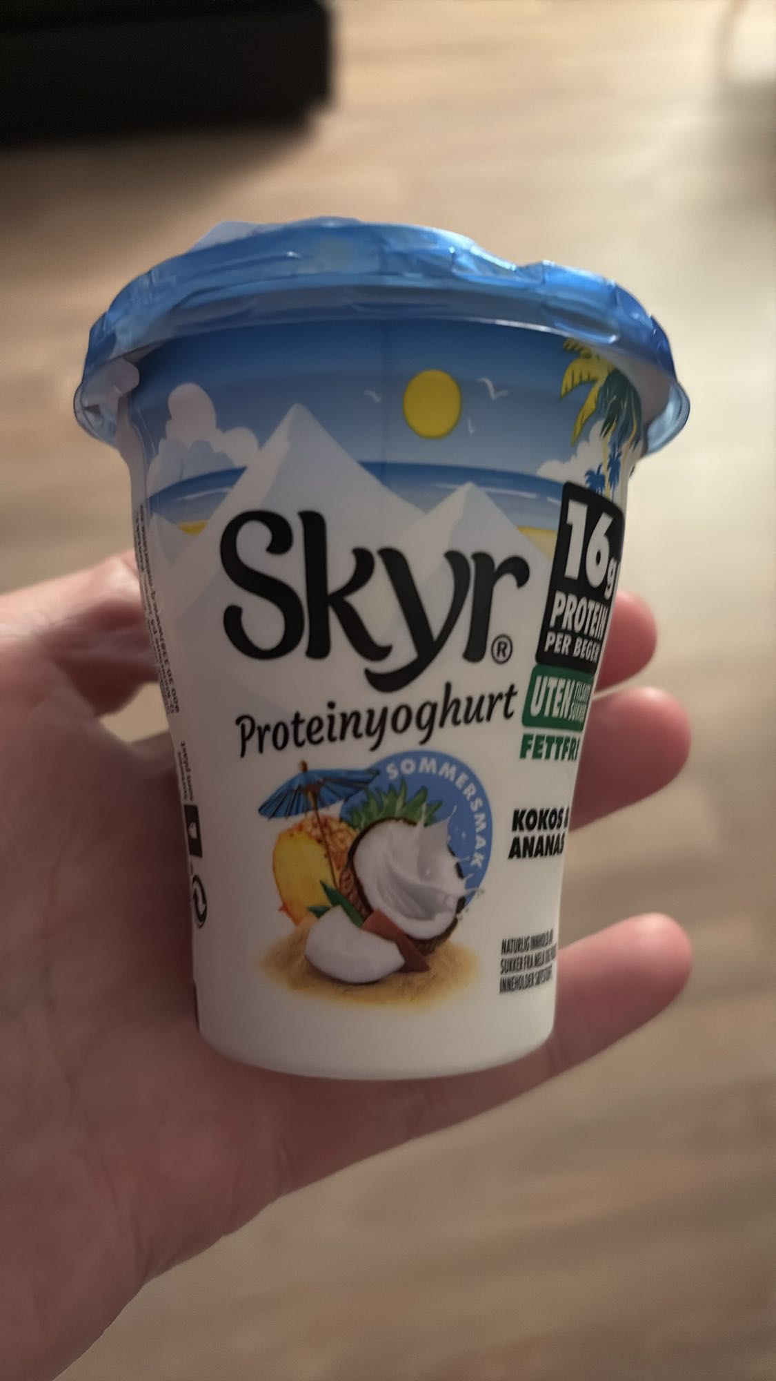 Skyr kokos ananas yoghurt