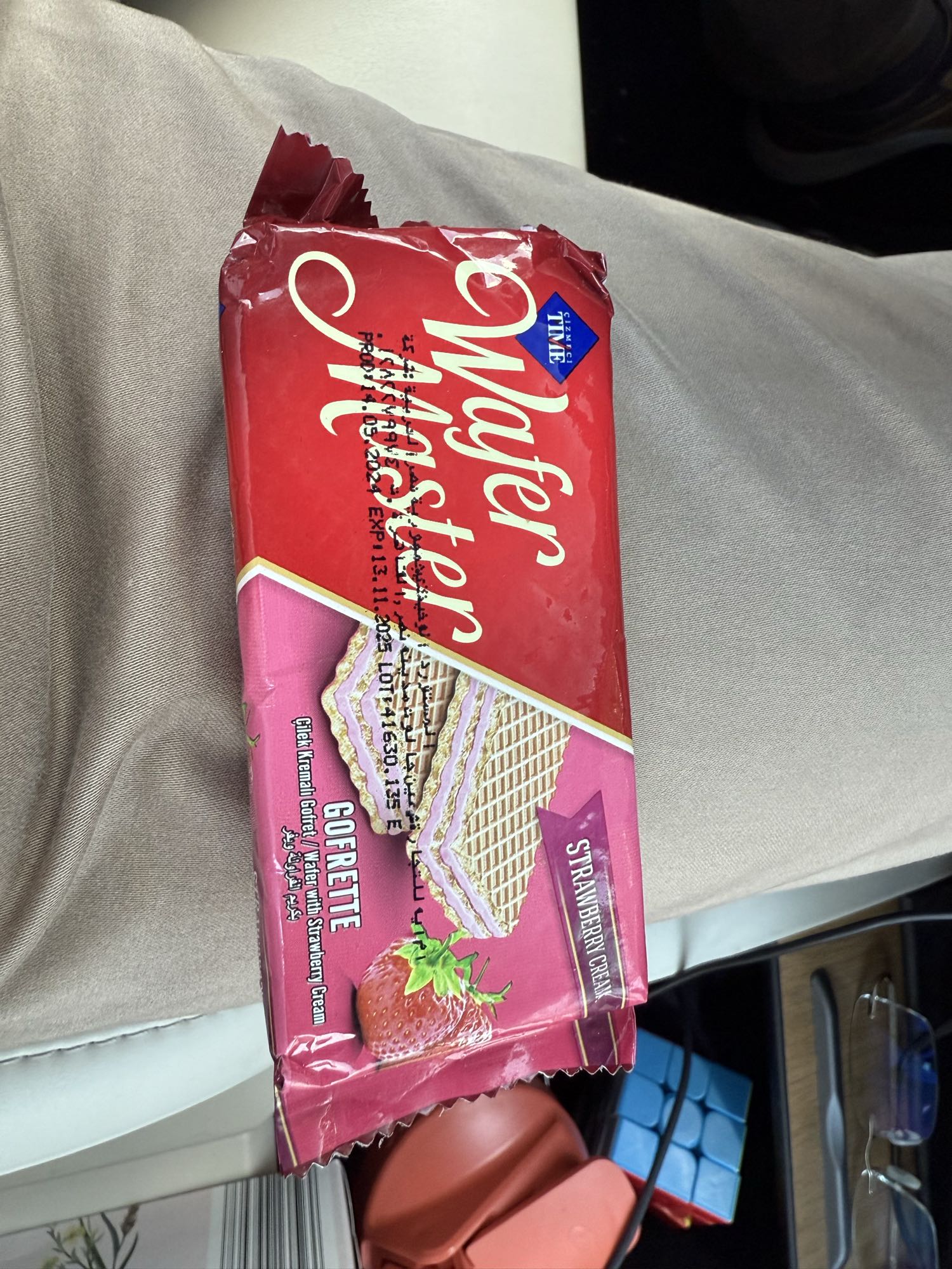 Strawberry Wafer Snack