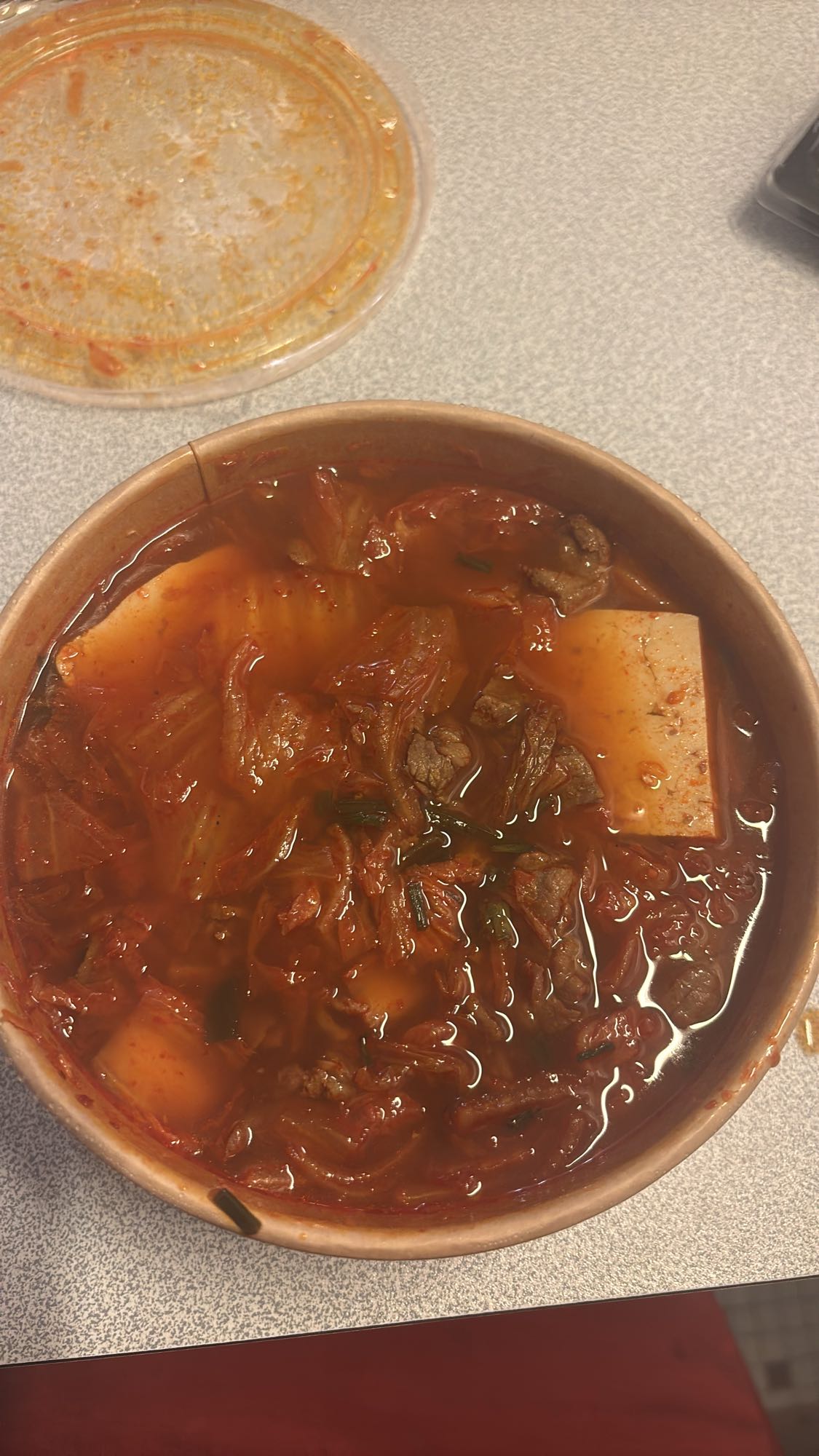 Soupe kimchi au boeuf
