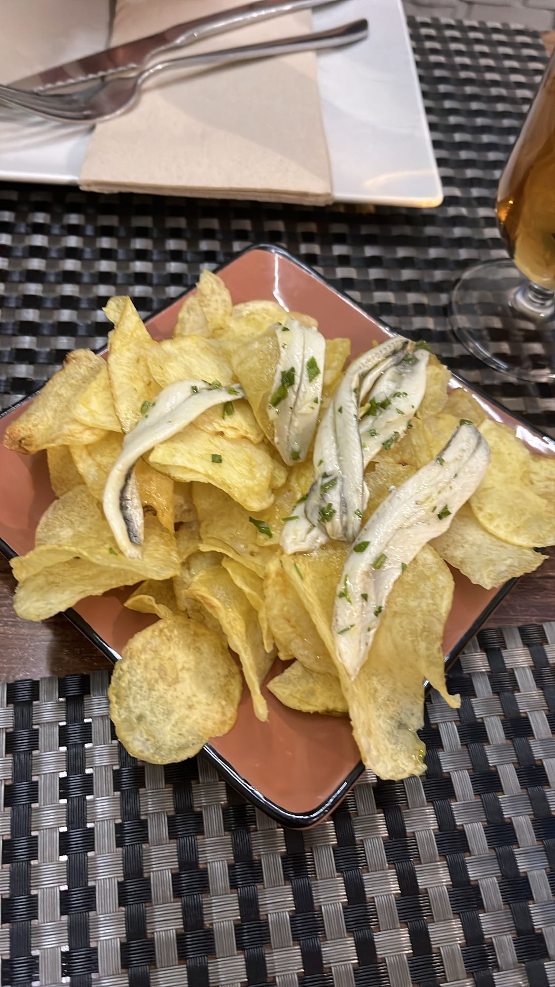 Чипс с аншоа