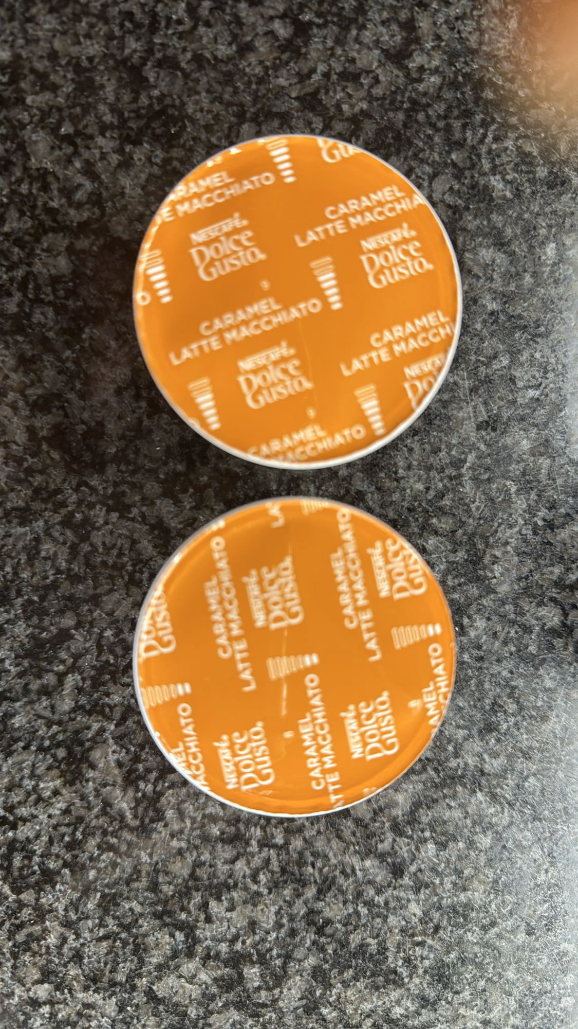 Caramel latte macchiato