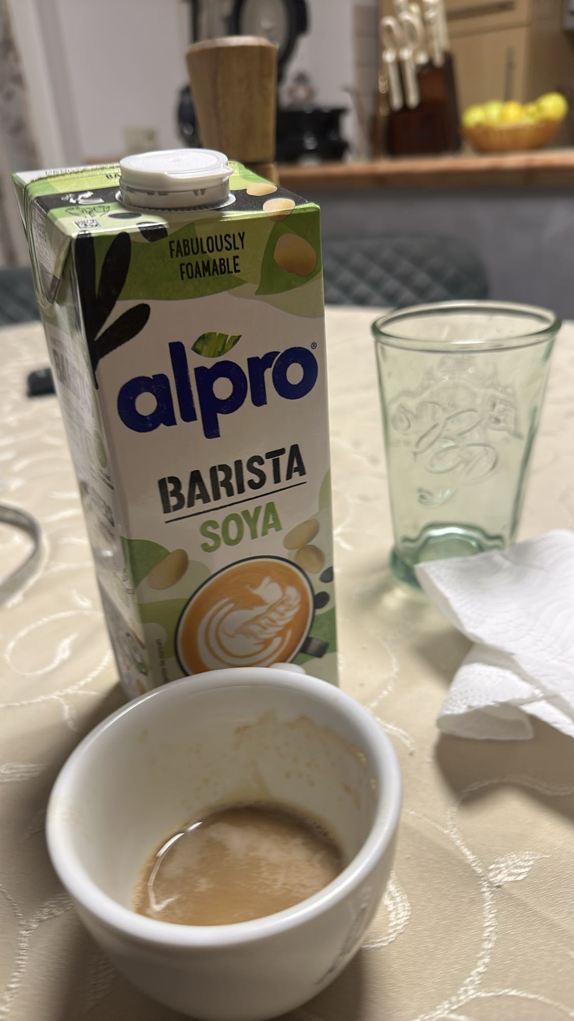Cafea cu lapte de soia