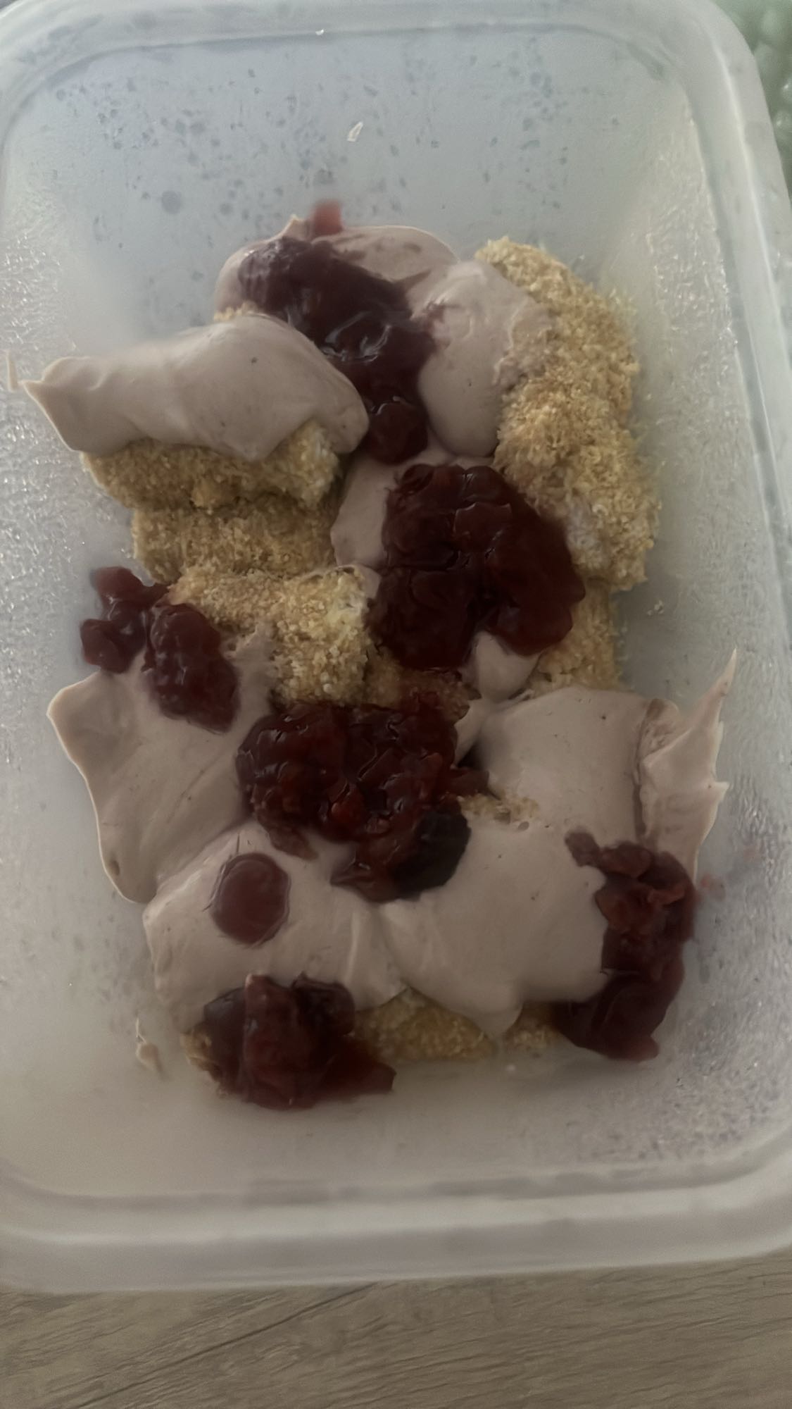 Iaurt cu ovăz și vișine