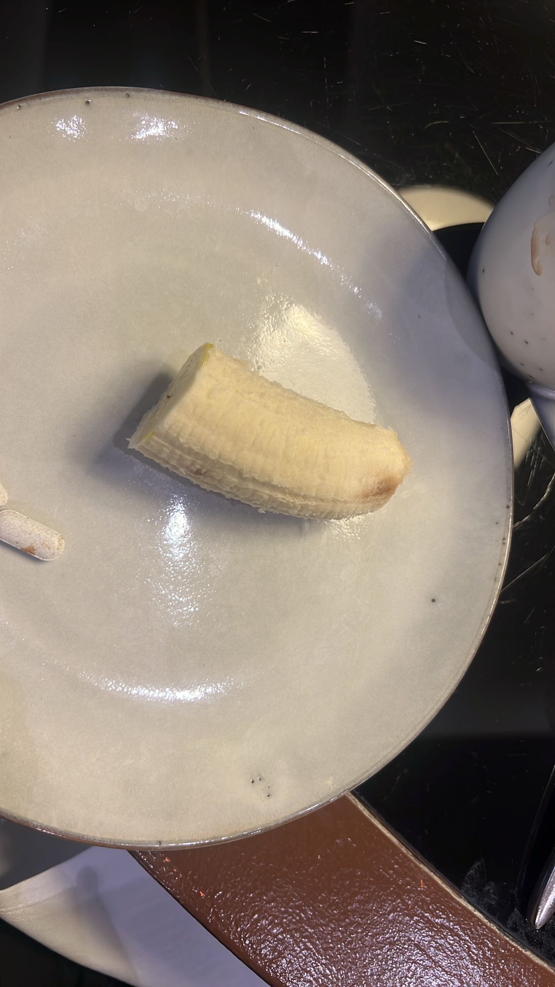 Plátano y pastillas