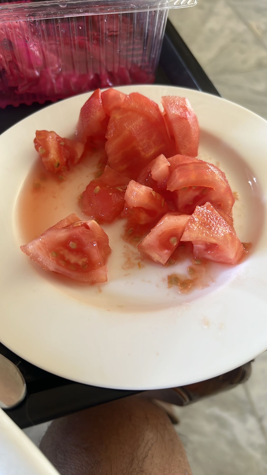 Chopped Tomato Plate