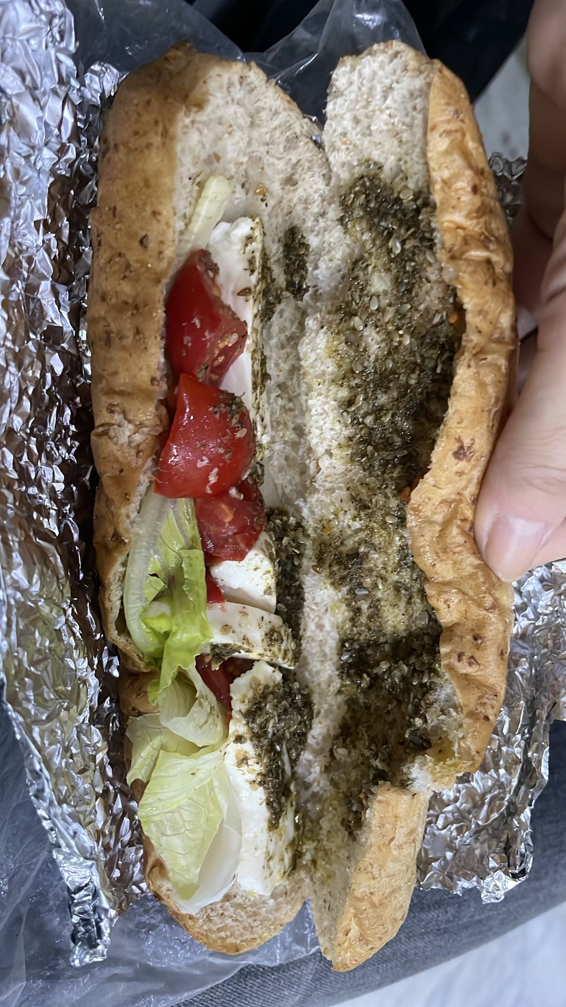 Mozzarella Veggie Sandwich