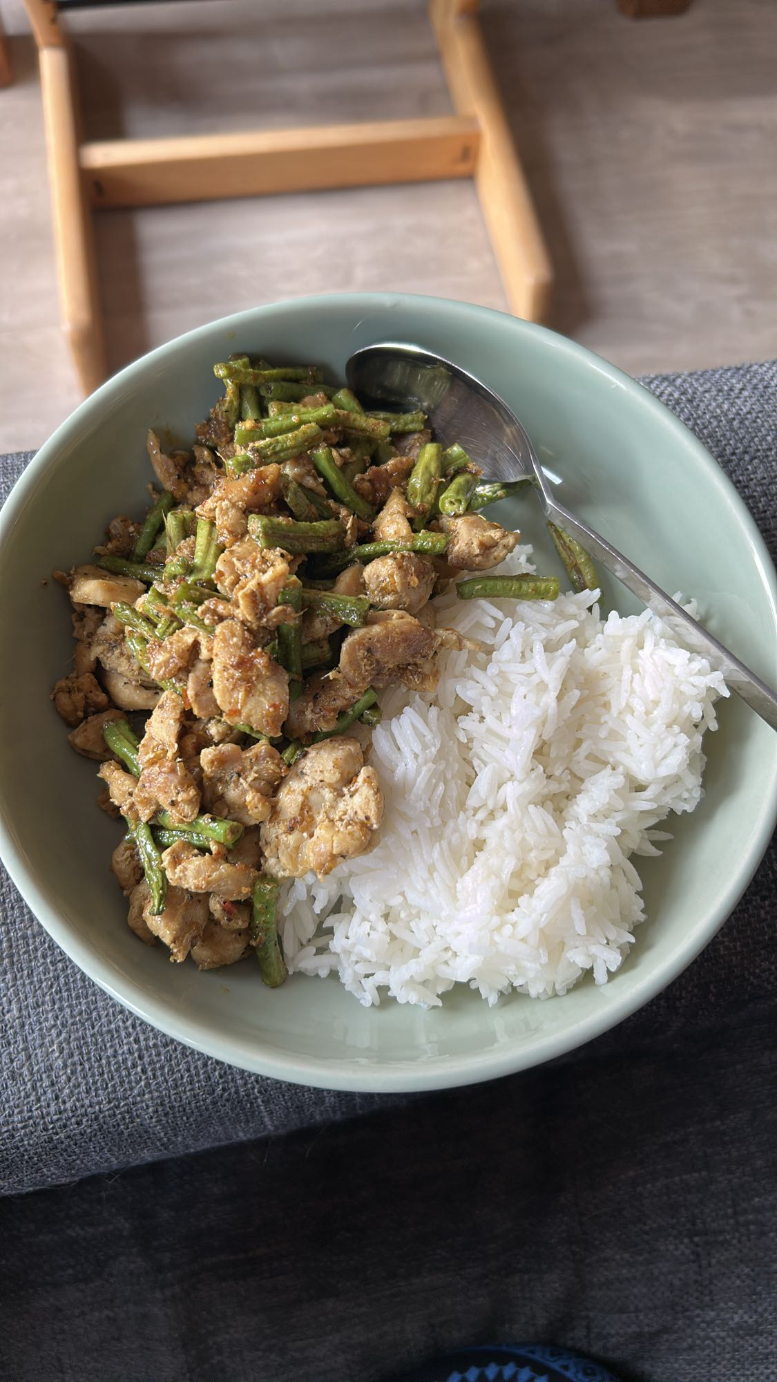 Kylling med ris og bønner