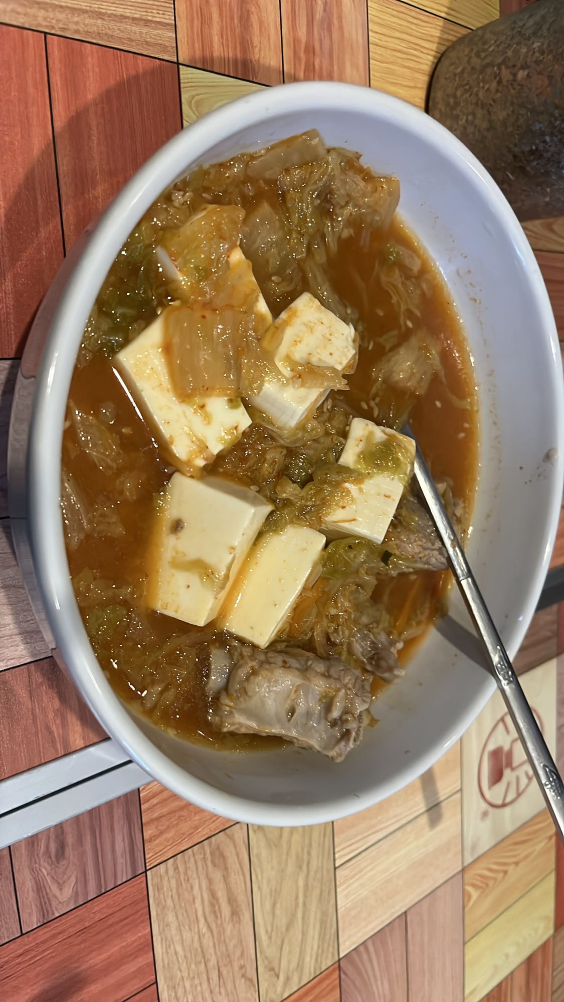 Kimchi Tofu Soup