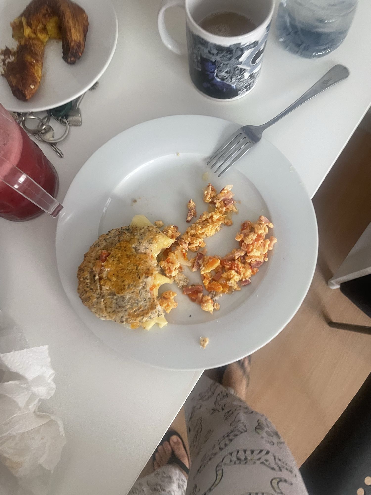 Desayuno mixto con huevo