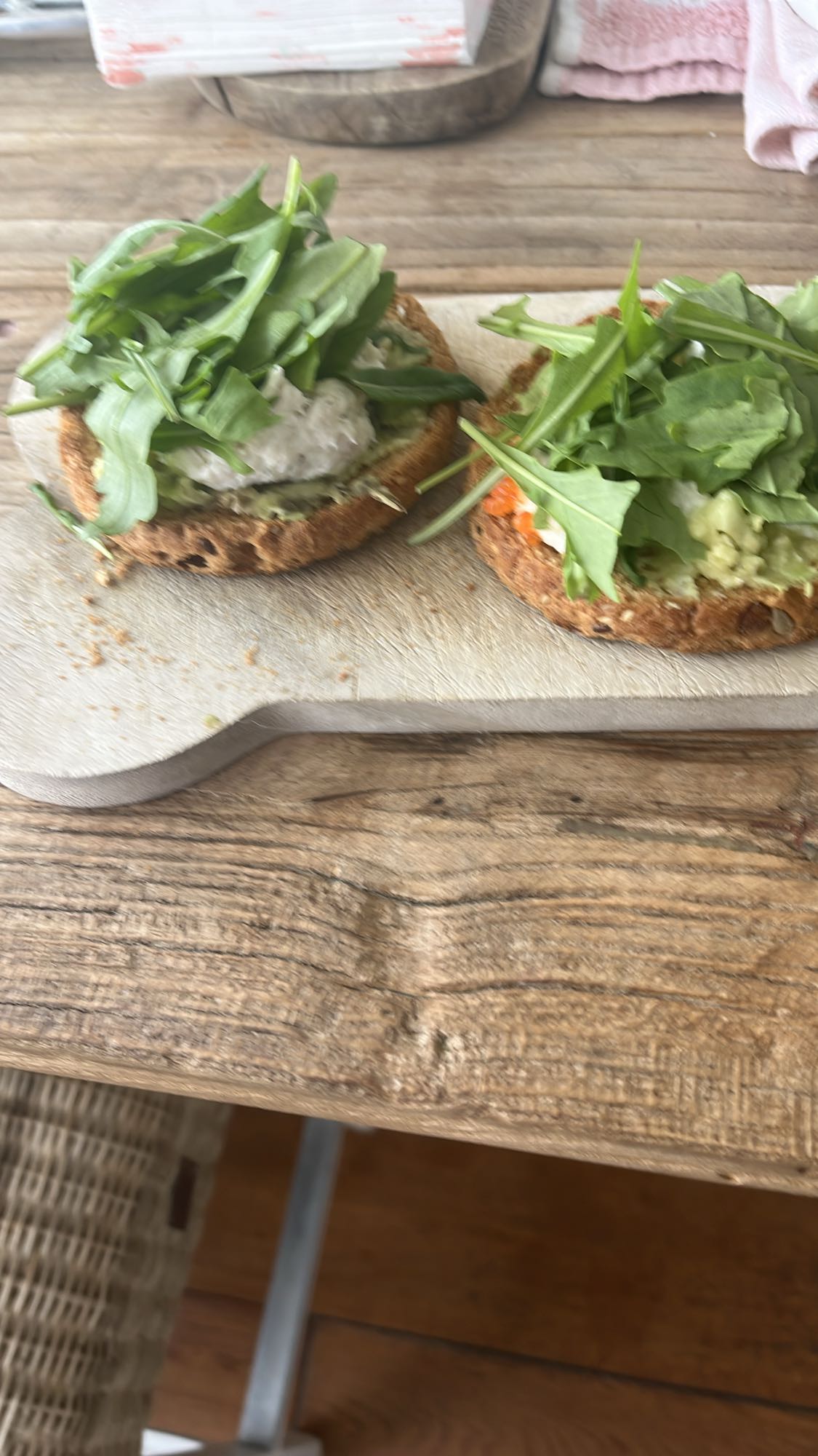 Volkoren toast met spread