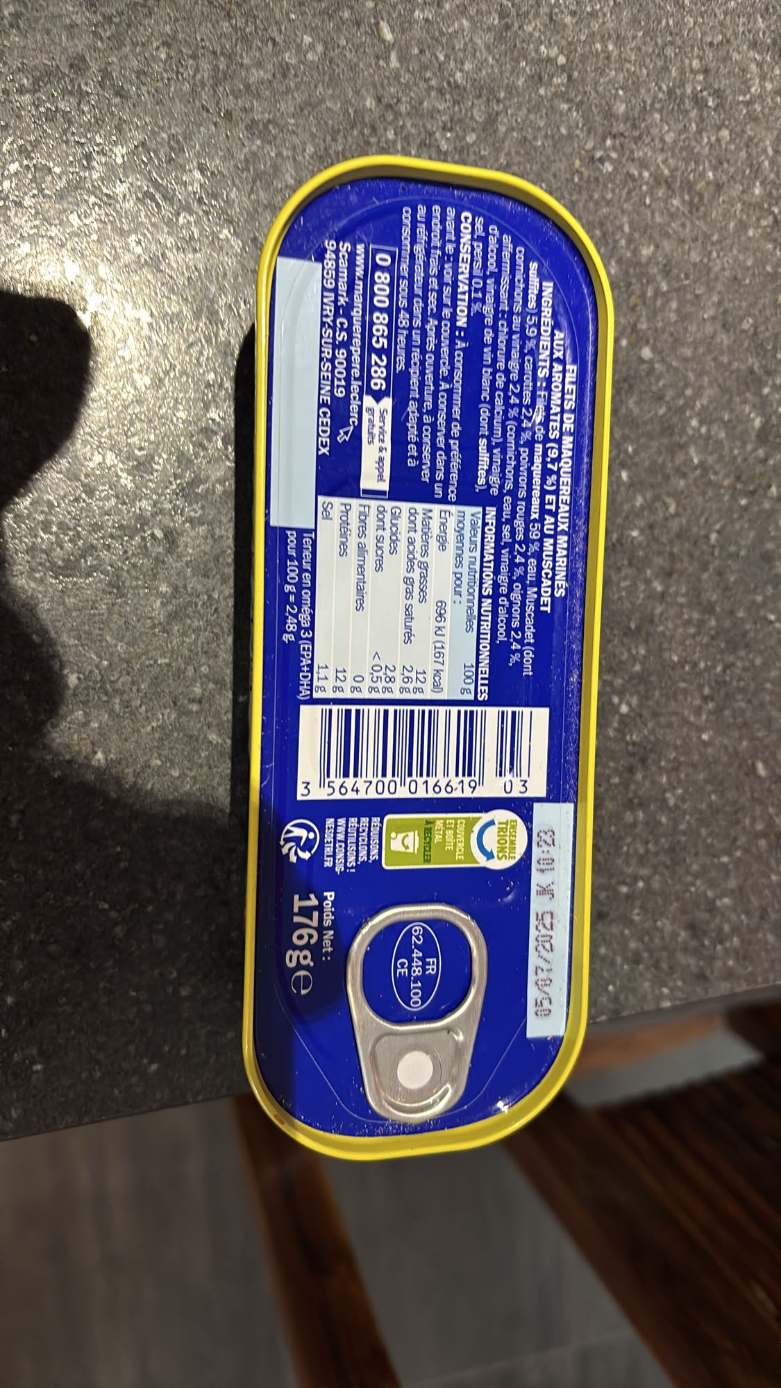 Filets de maquereaux