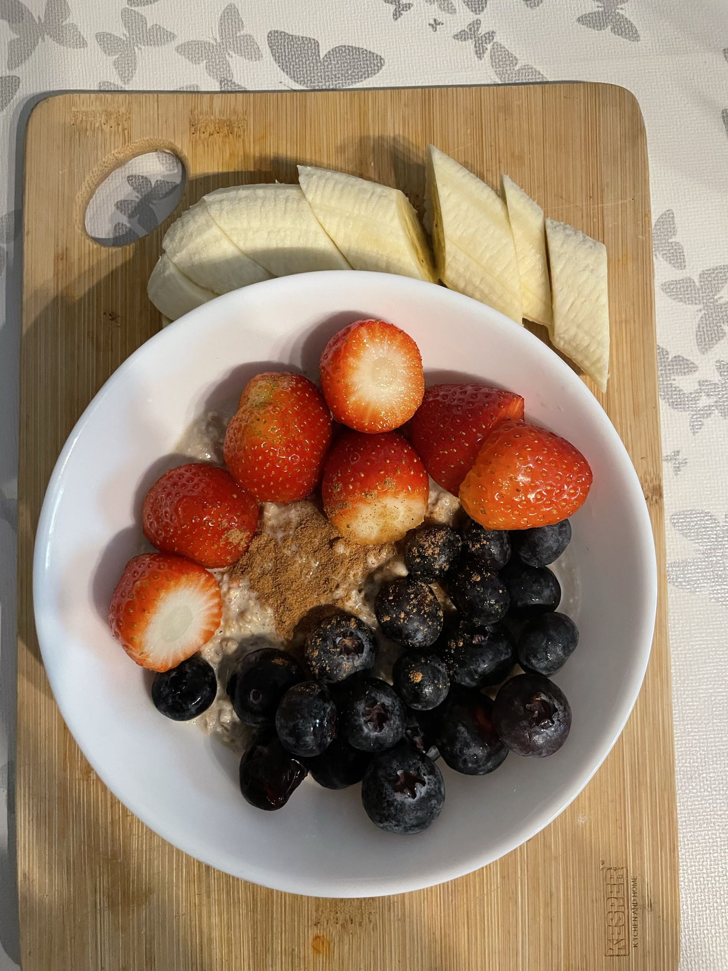 Protein Porridge mit Früchten