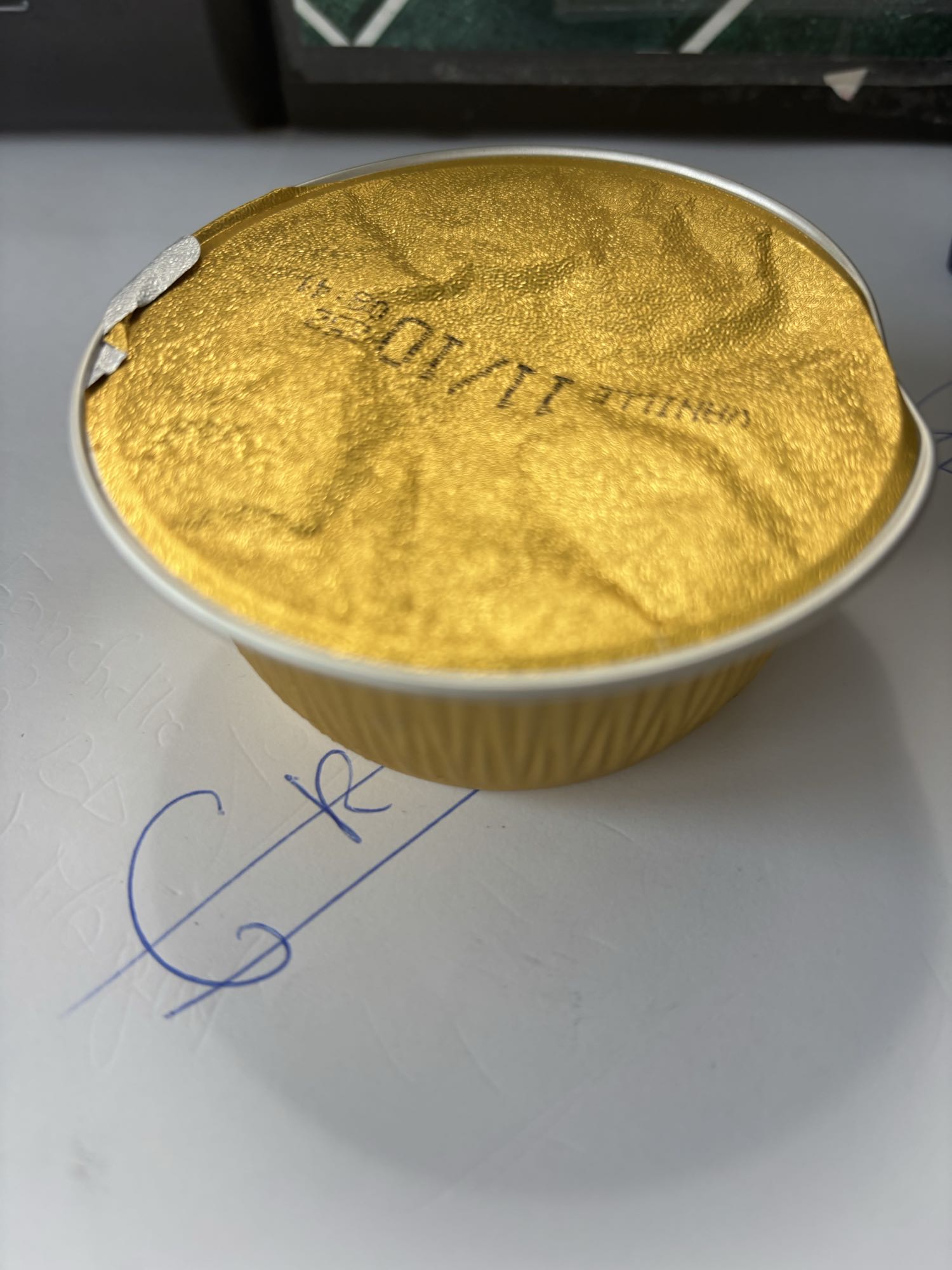 plat emballé inconnu