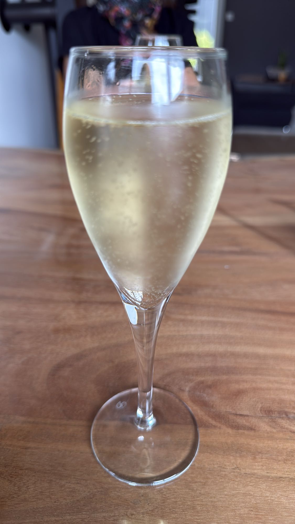 Verre de vin mousseux