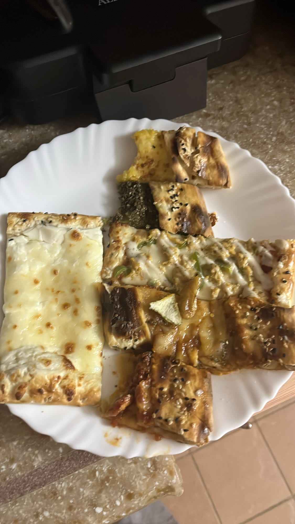 Mixed Turkish Pide Slices
