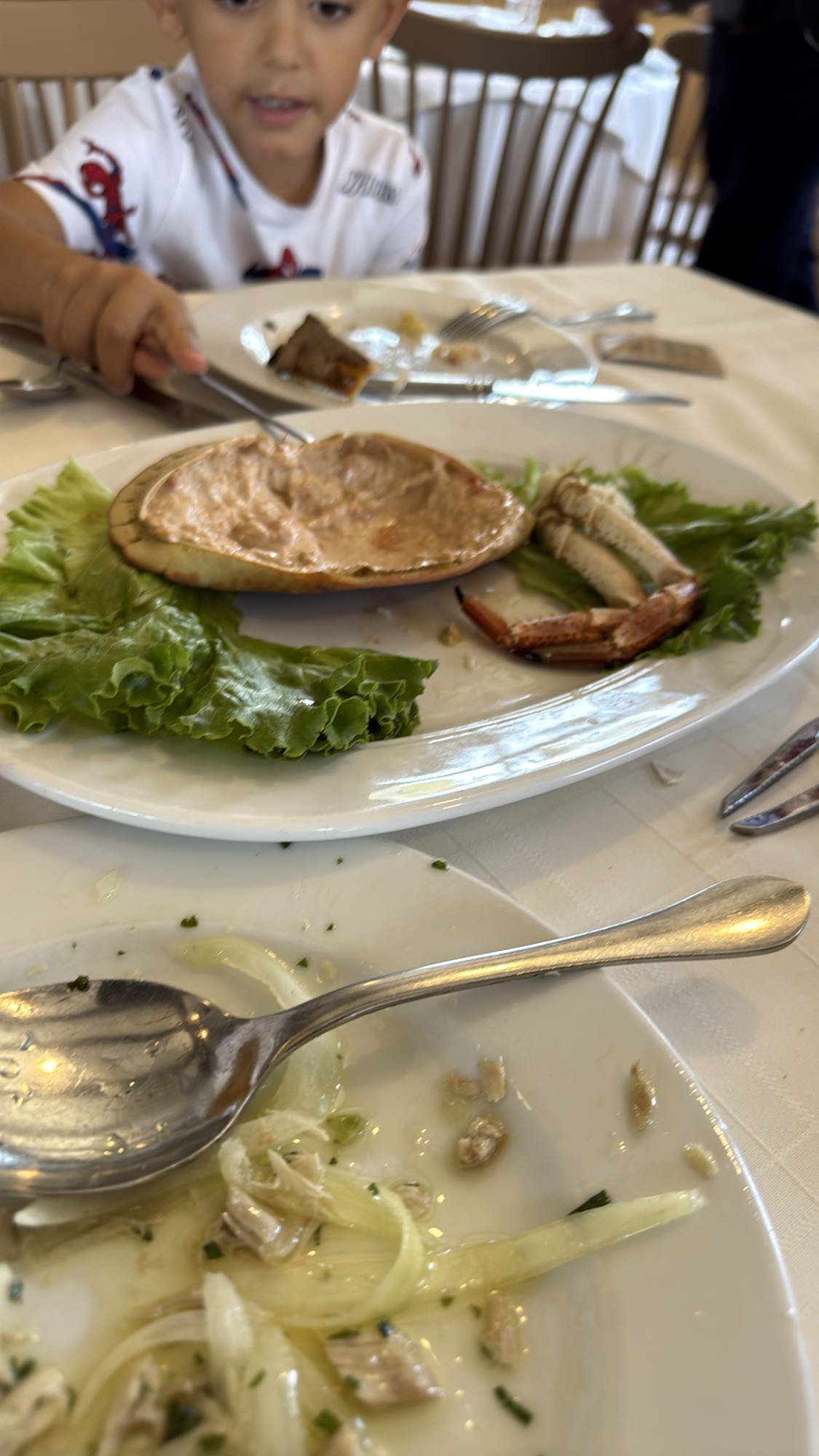 ensalada de cangrejo