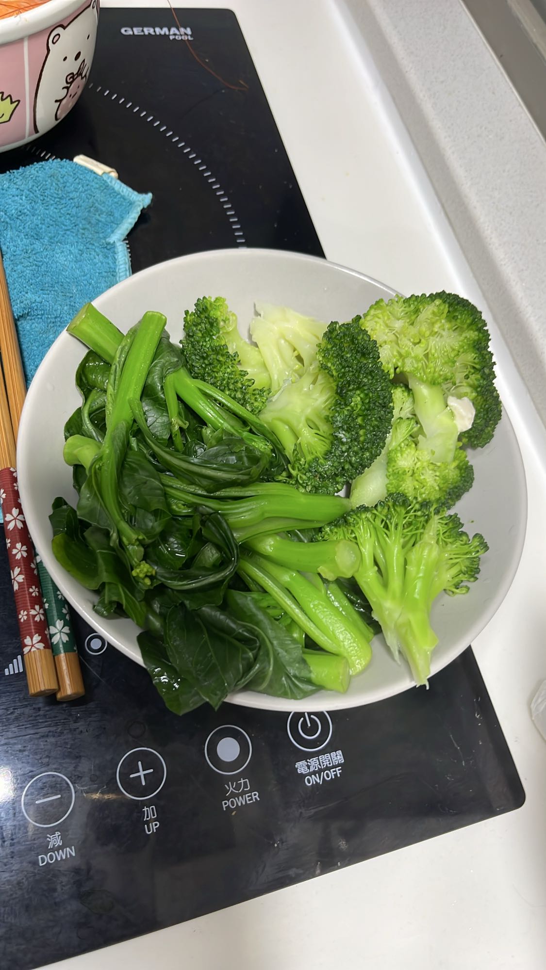 Steamed Greens Bowl