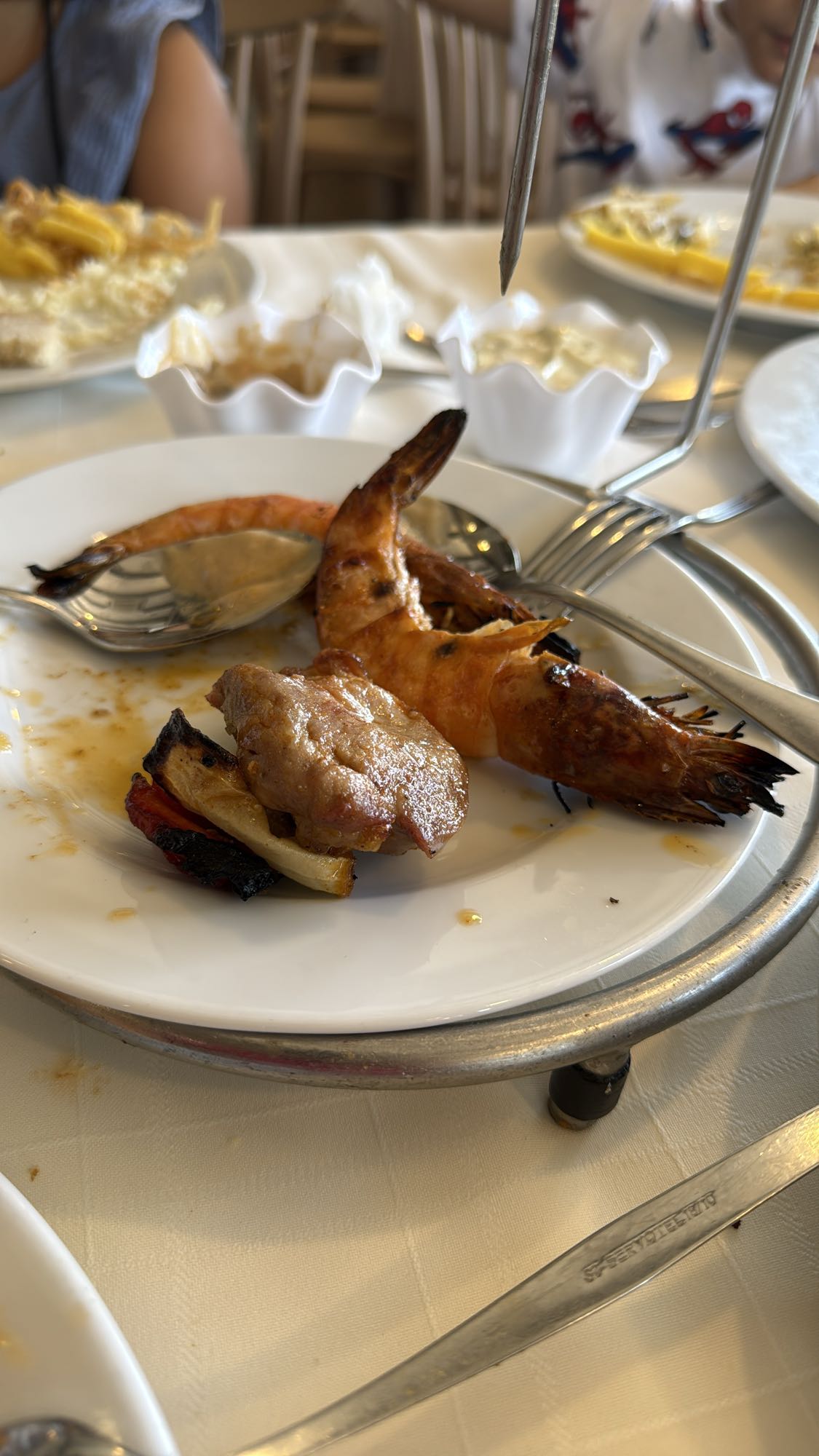 Brocheta de mar y tierra