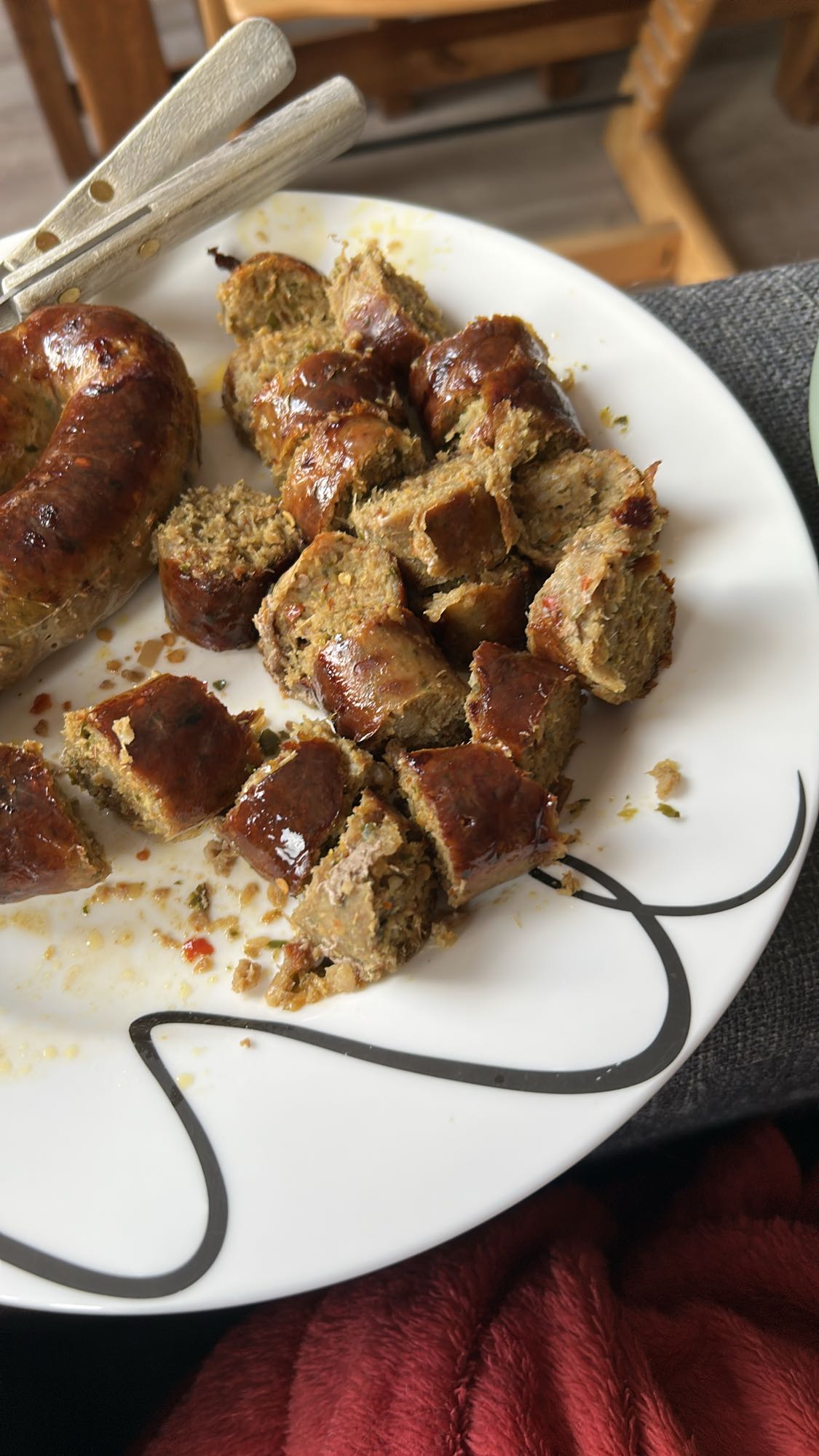 Grillet kjøttpølse