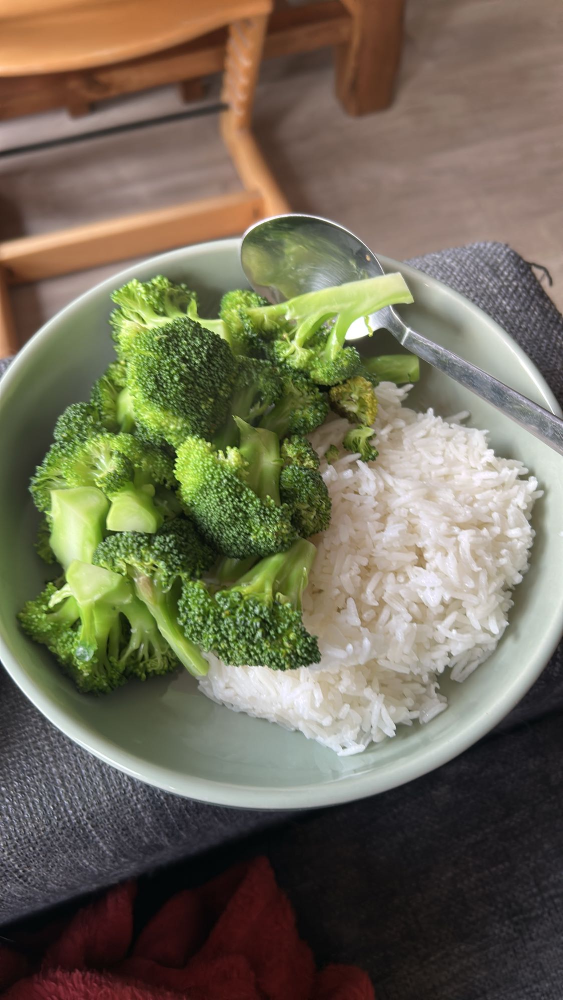 Brokkoli og ris
