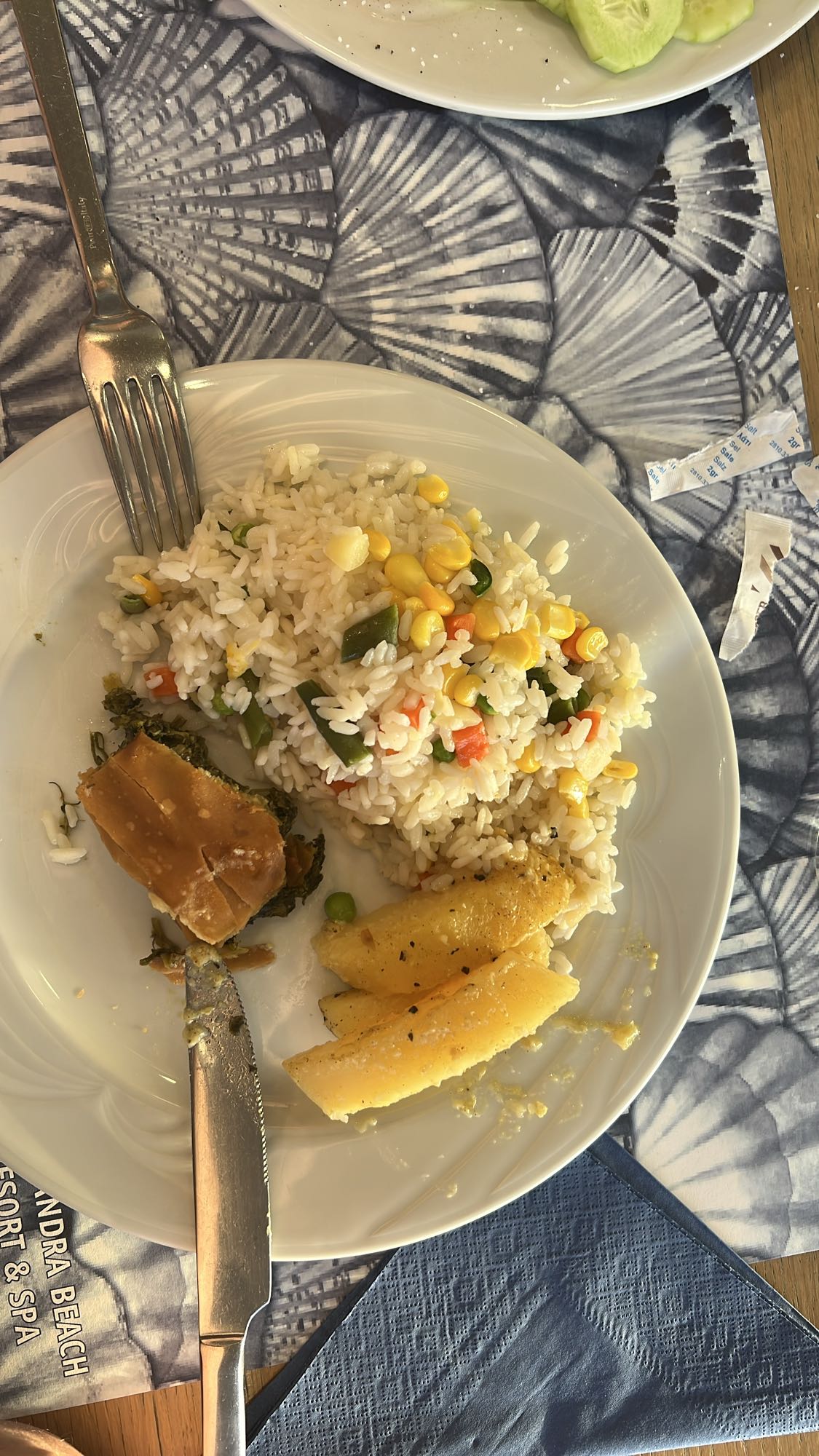 Ryż z warzywami i rybą