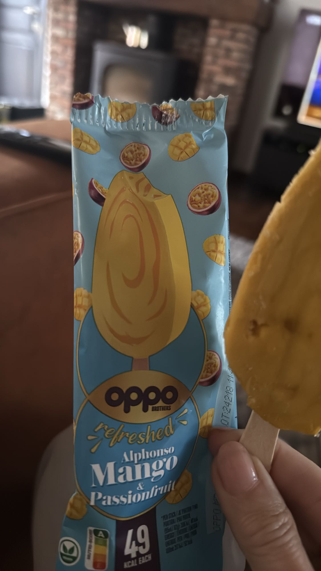 Mango passievrucht ijsje