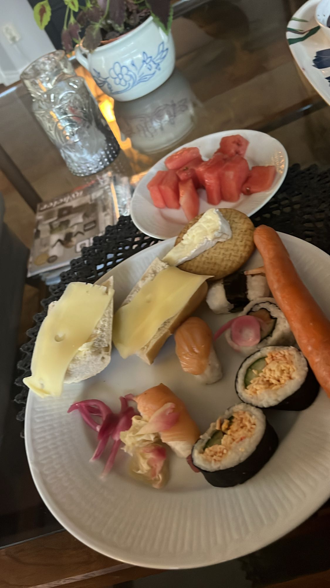 Blandad brunch tallrik