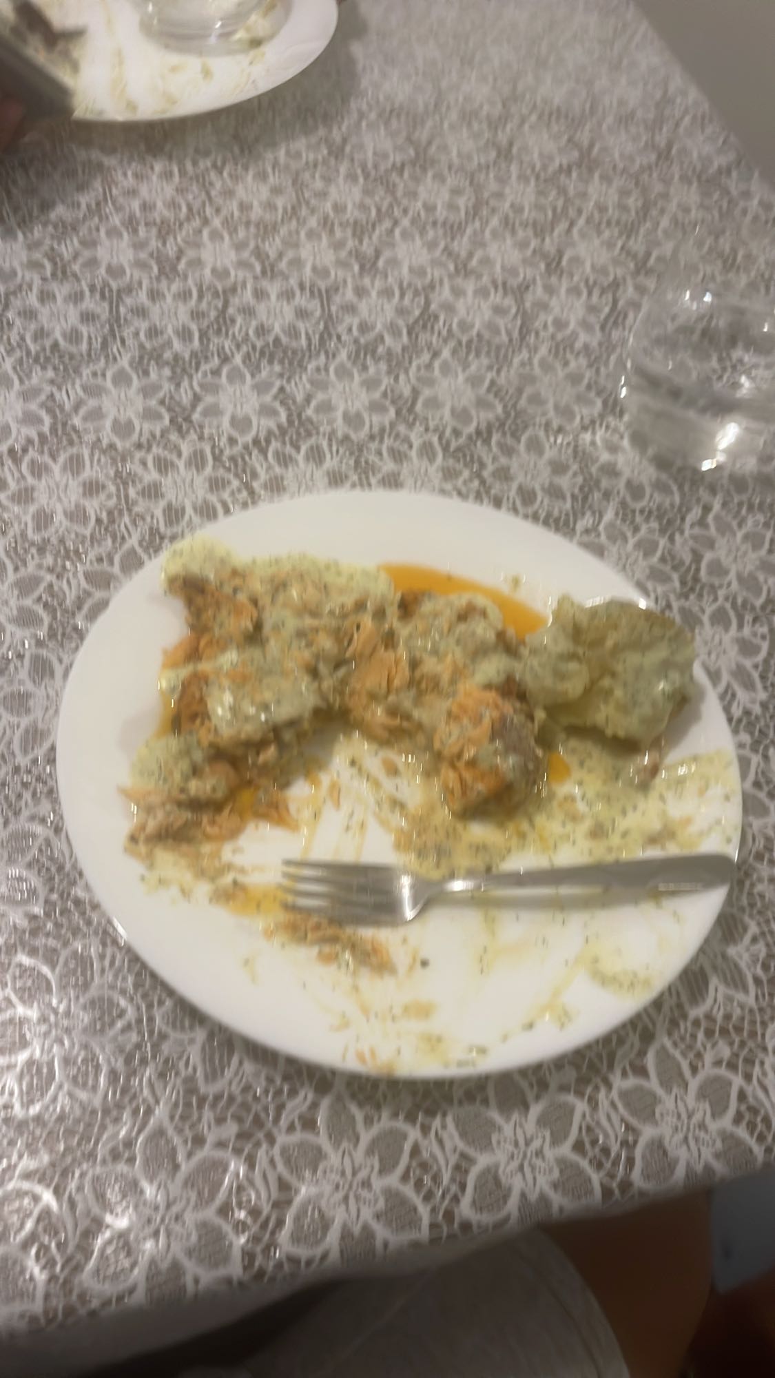 Creamy salmon with potato