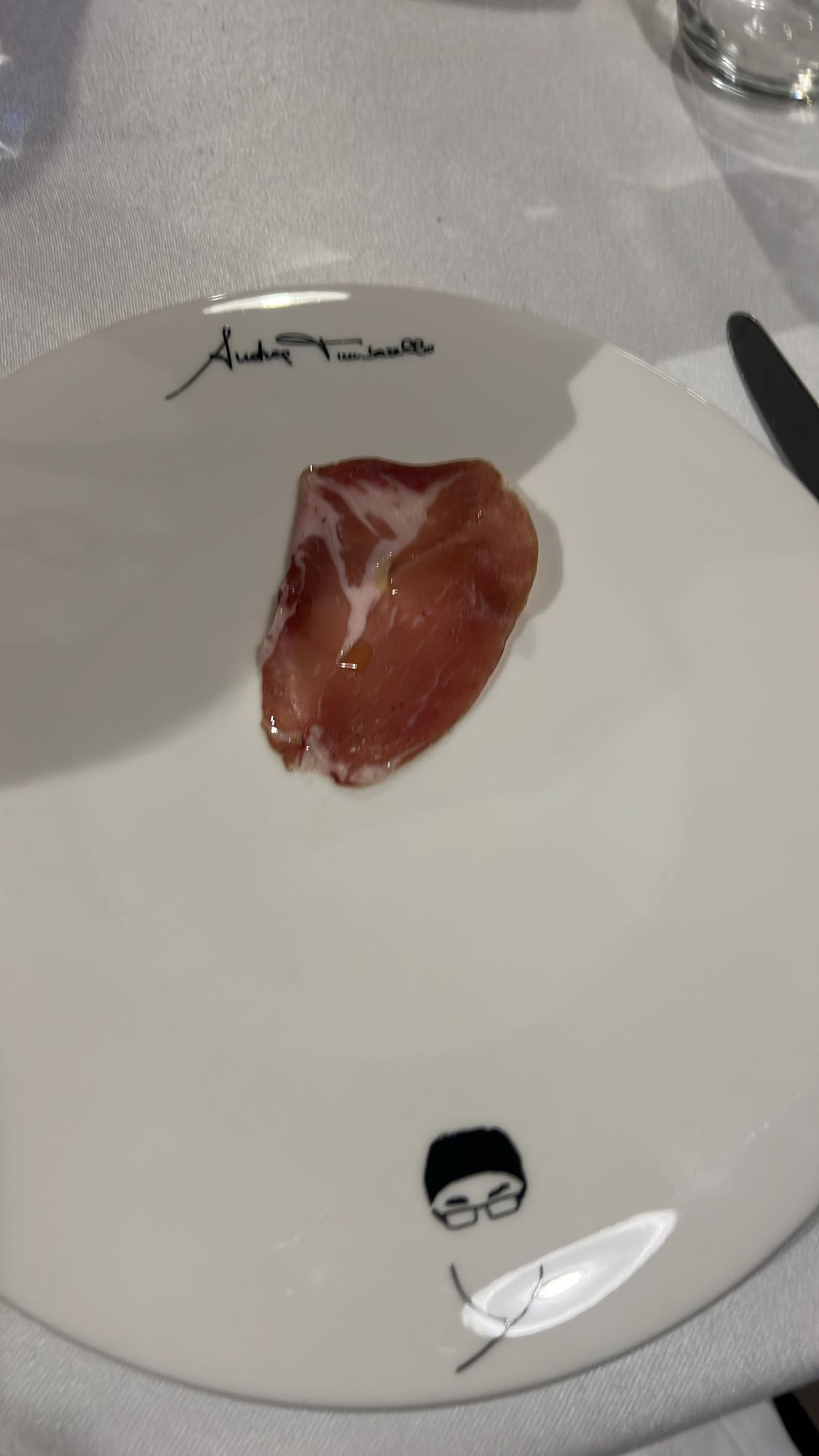 Loncha de jamón curado