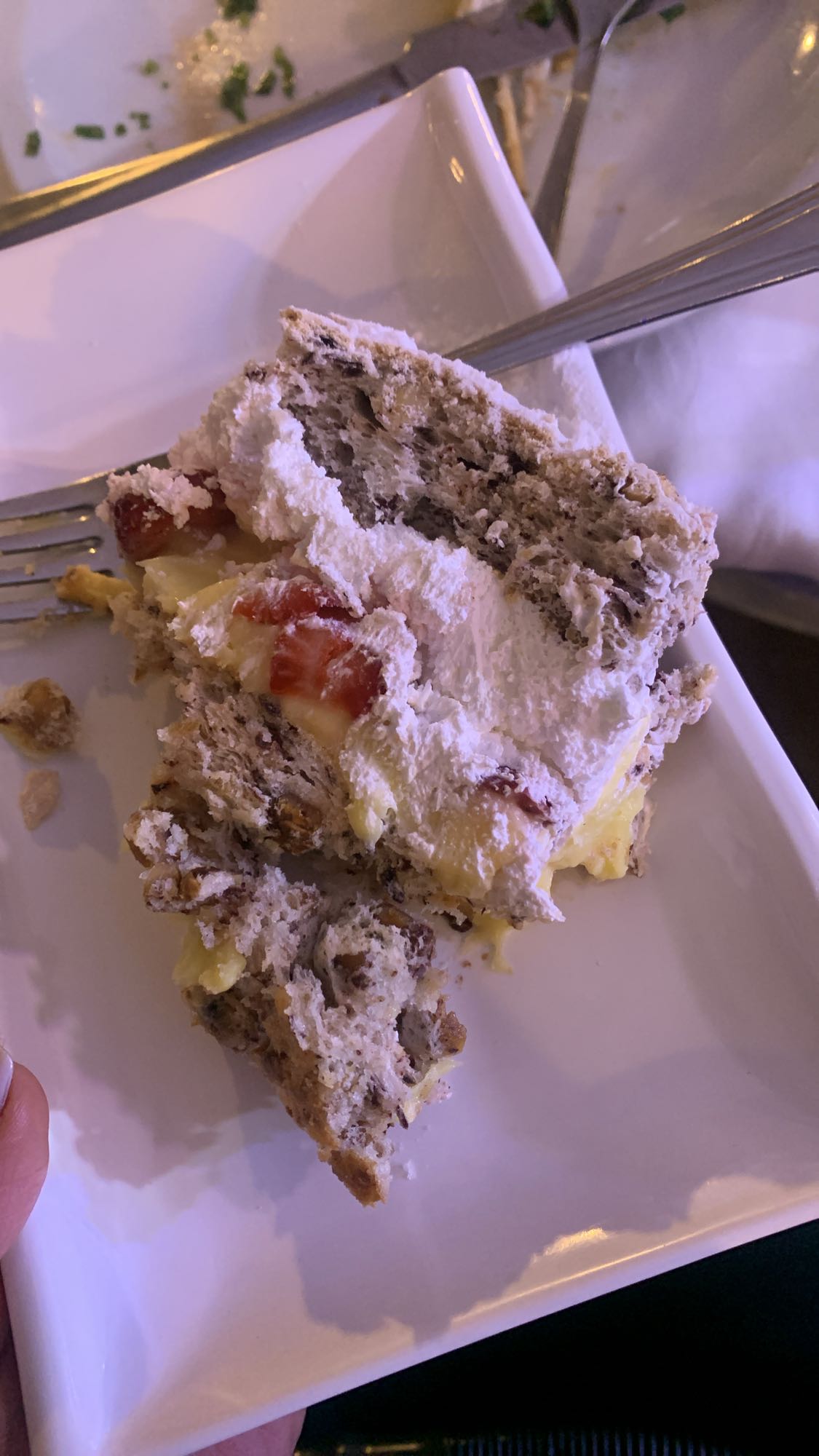 Nutty Cream Fruit Cake