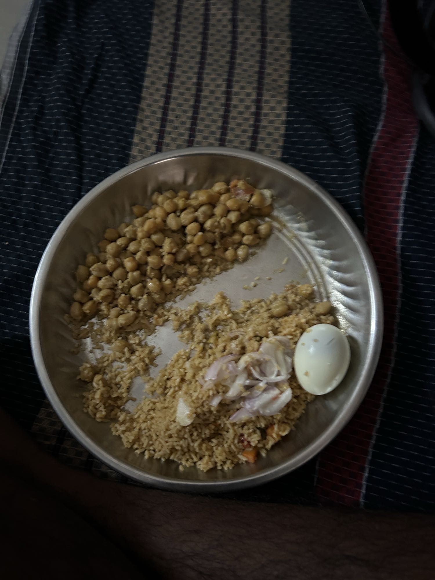 Chickpeas Rice with Egg