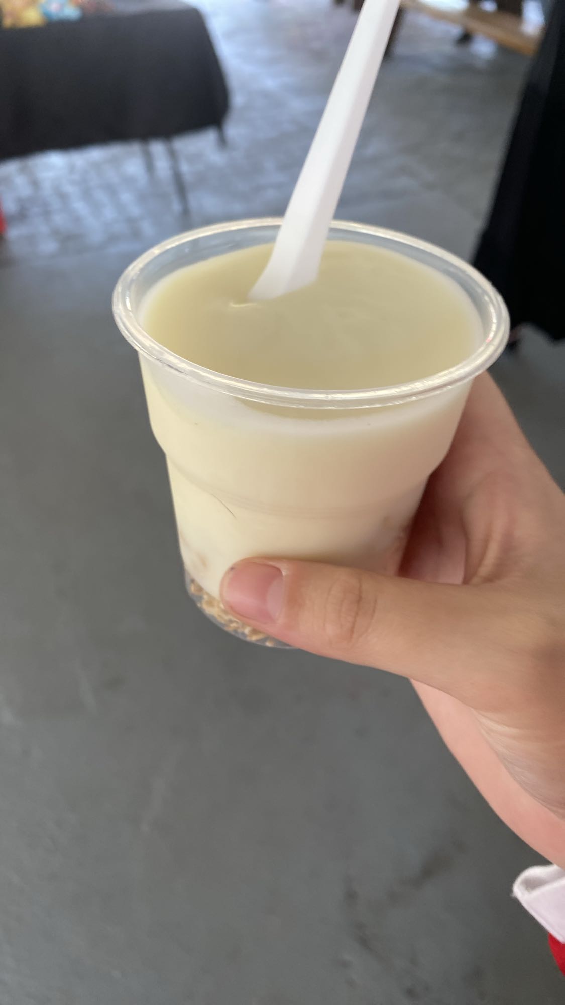 Soy Milk with Tapioca