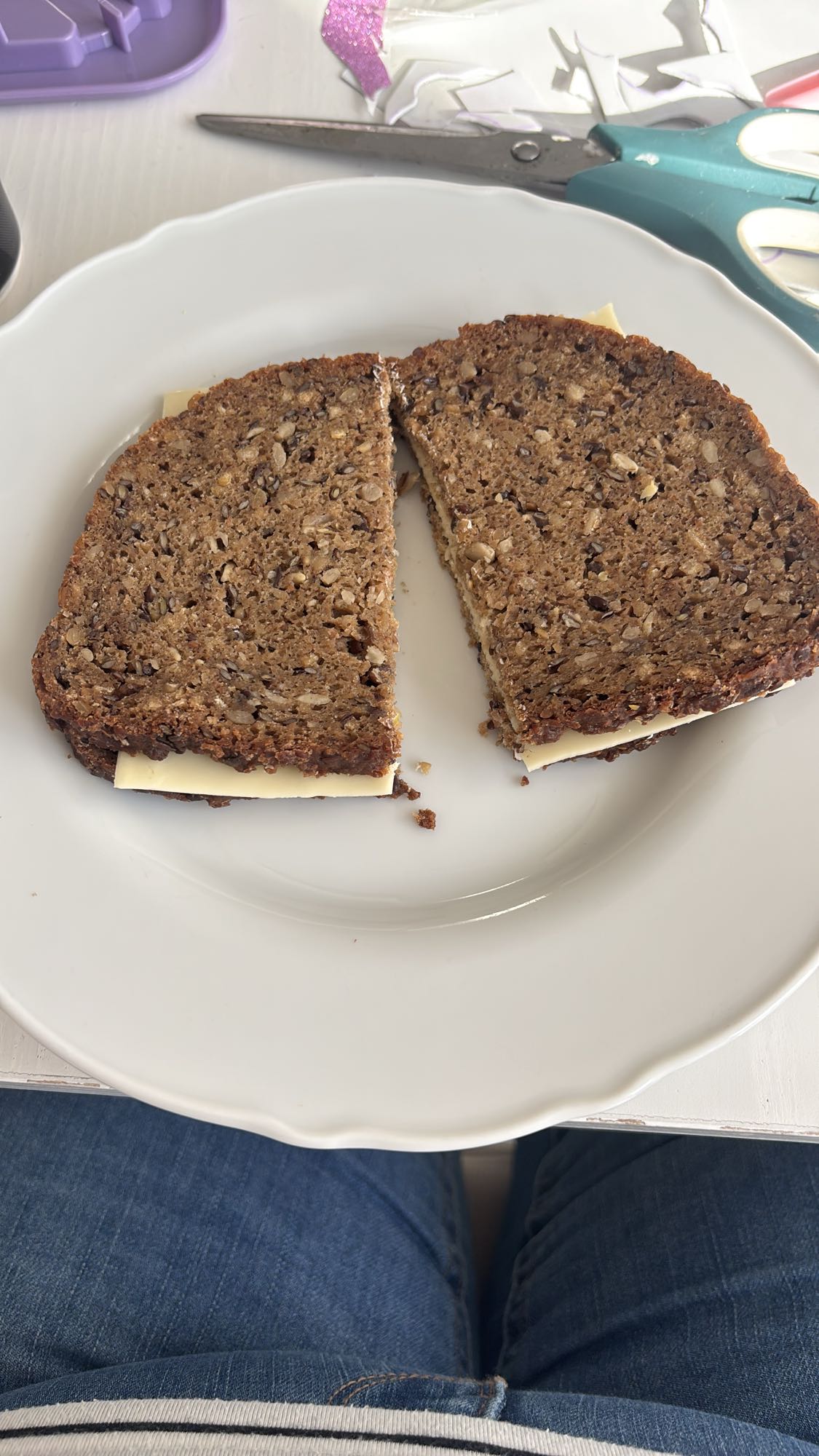 Käsebrot mit Vollkorn