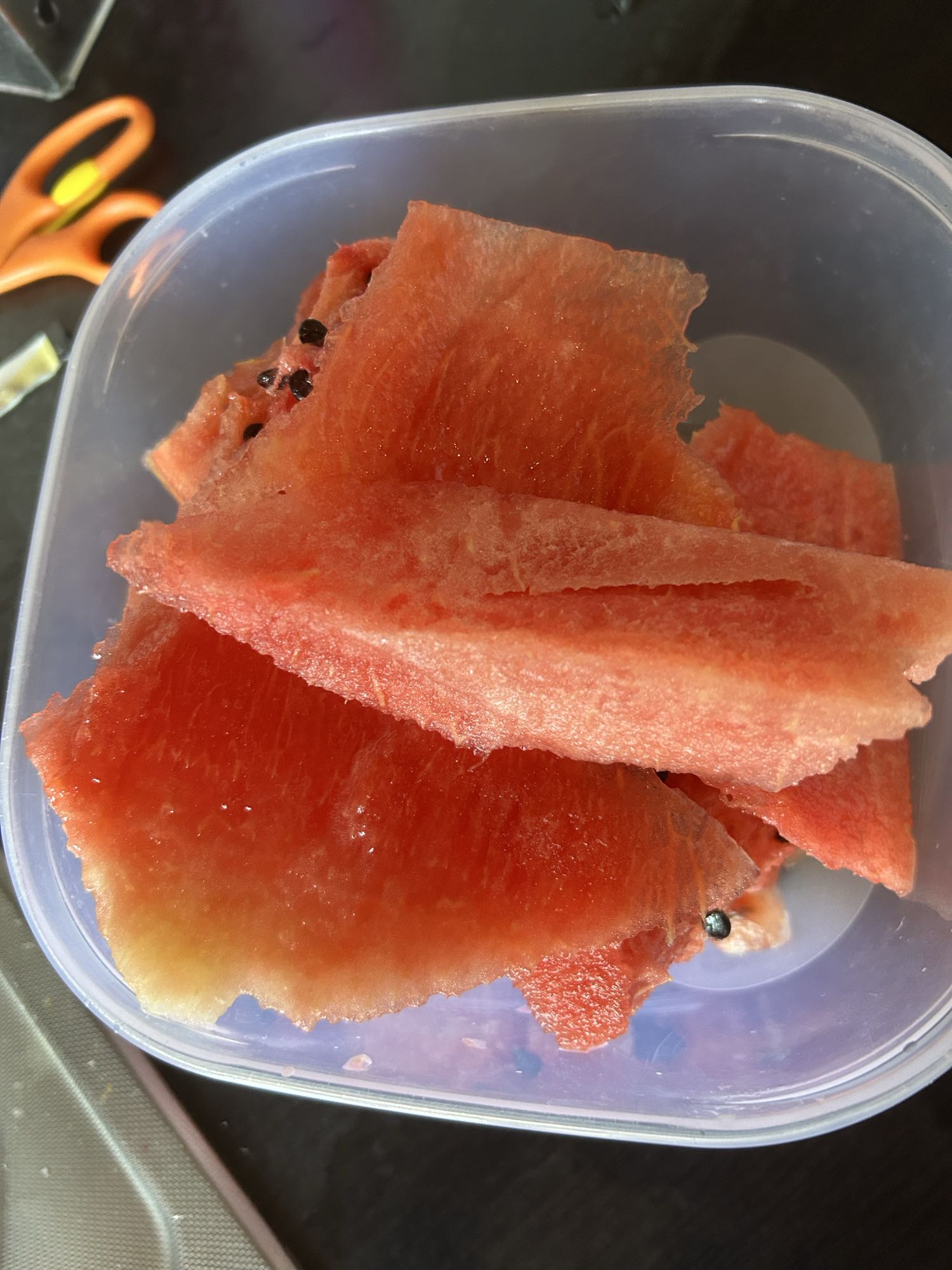 Coajă de pepene roșu